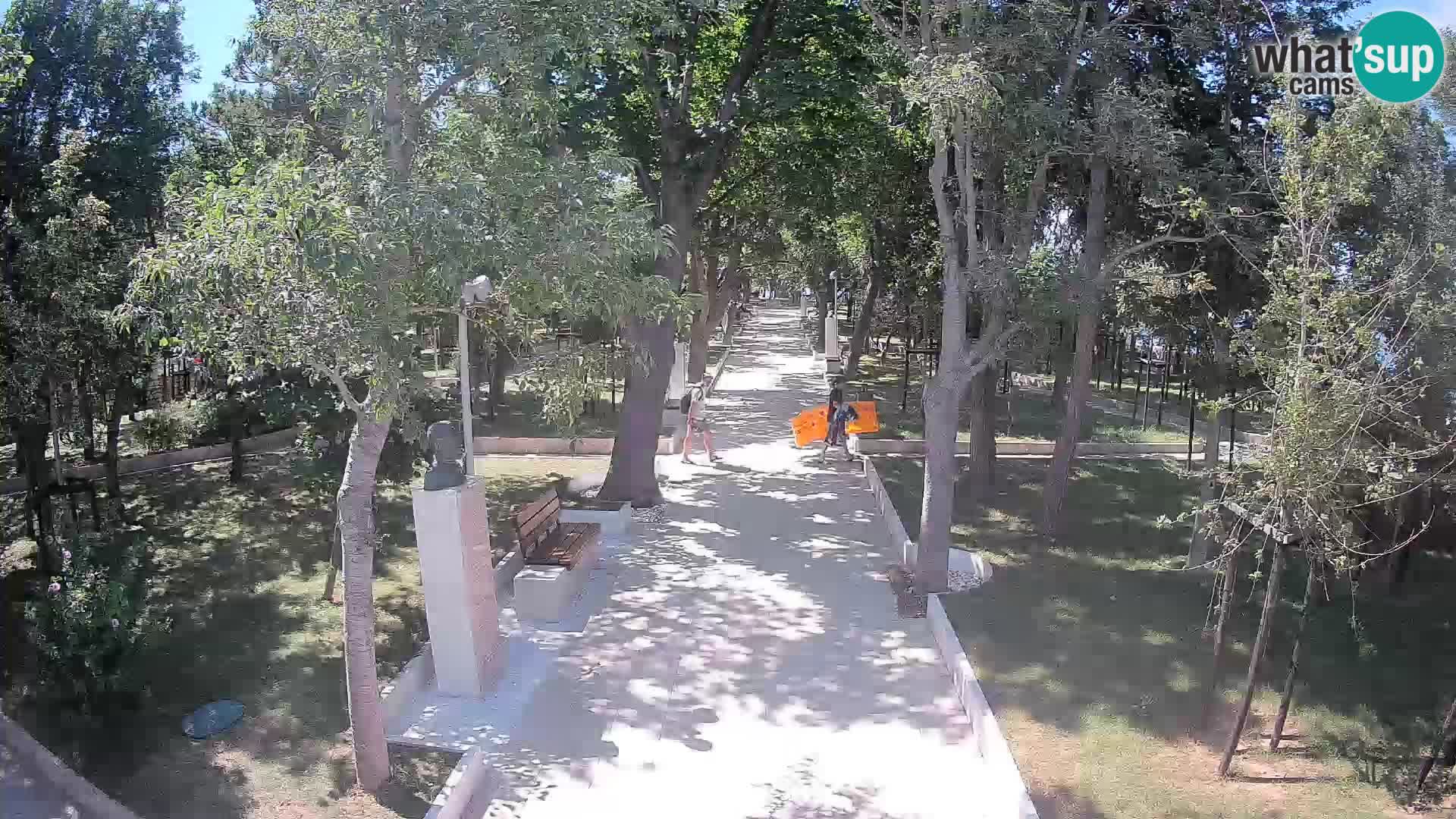 Webcam Schriftstellerpark Senj – Live am Meer