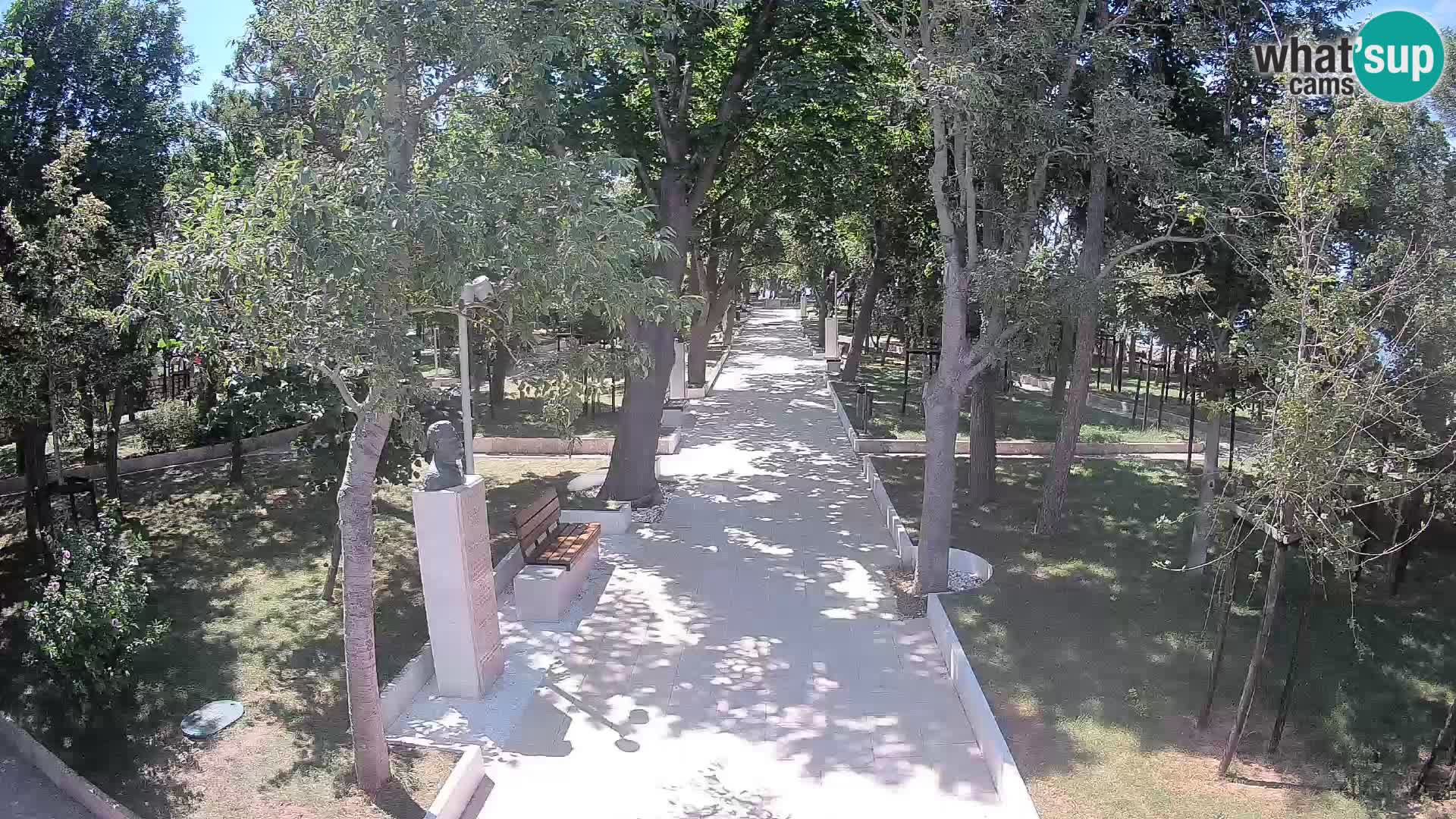 Webcam Schriftstellerpark Senj – Live am Meer