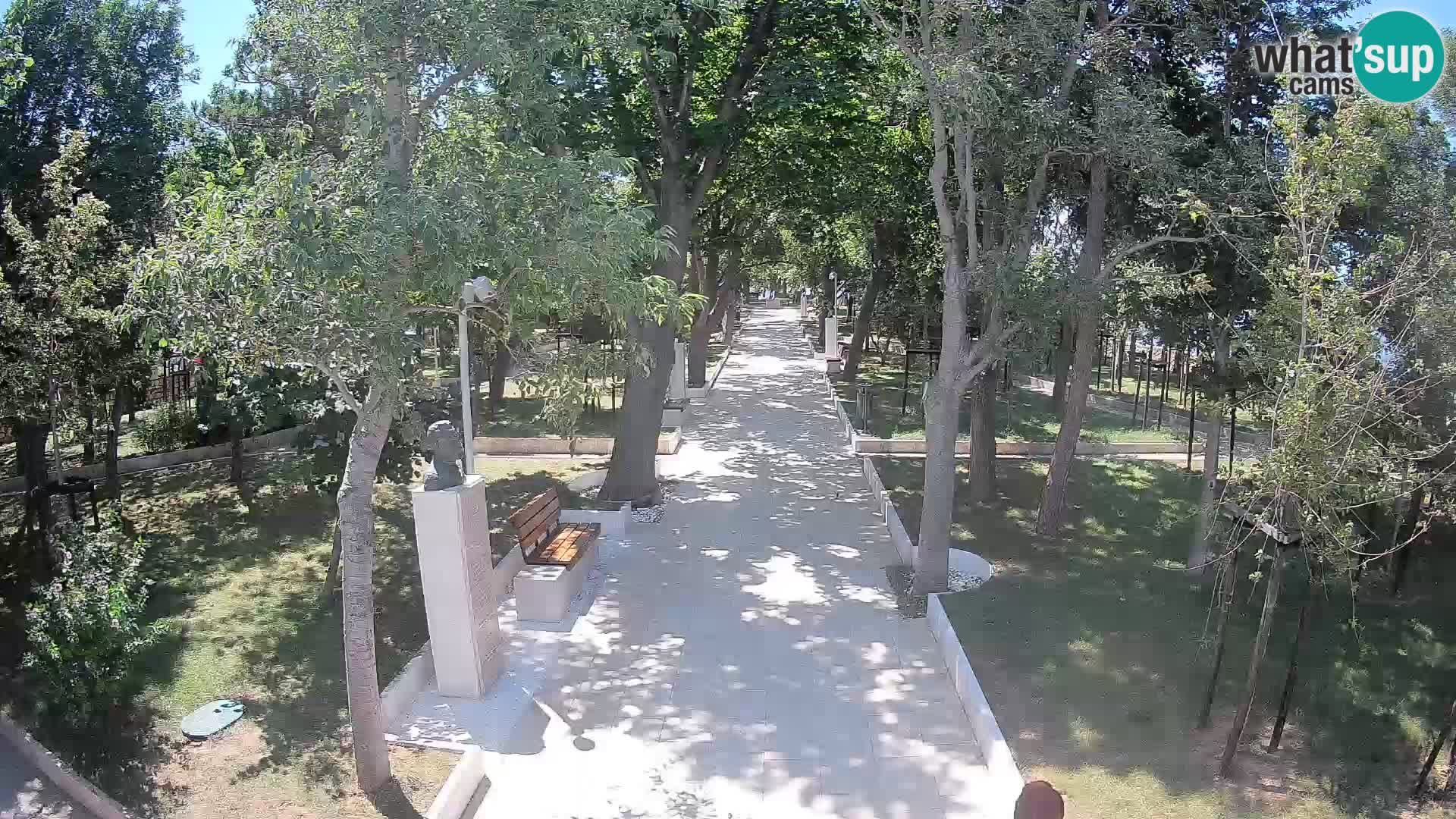 Writers’ Park Webcam Senj – Live by the Sea