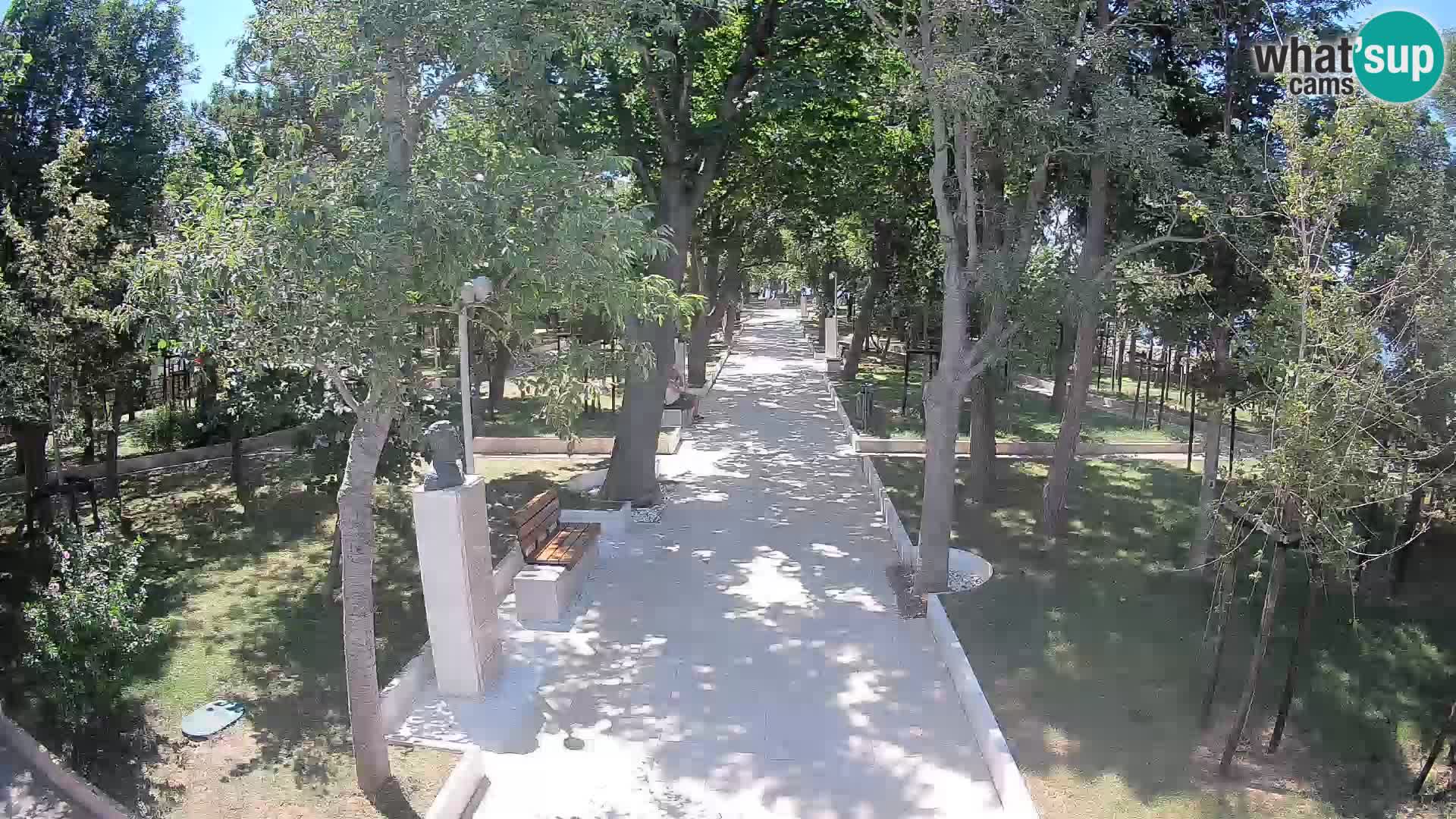 Writers’ Park Webcam Senj – Live by the Sea