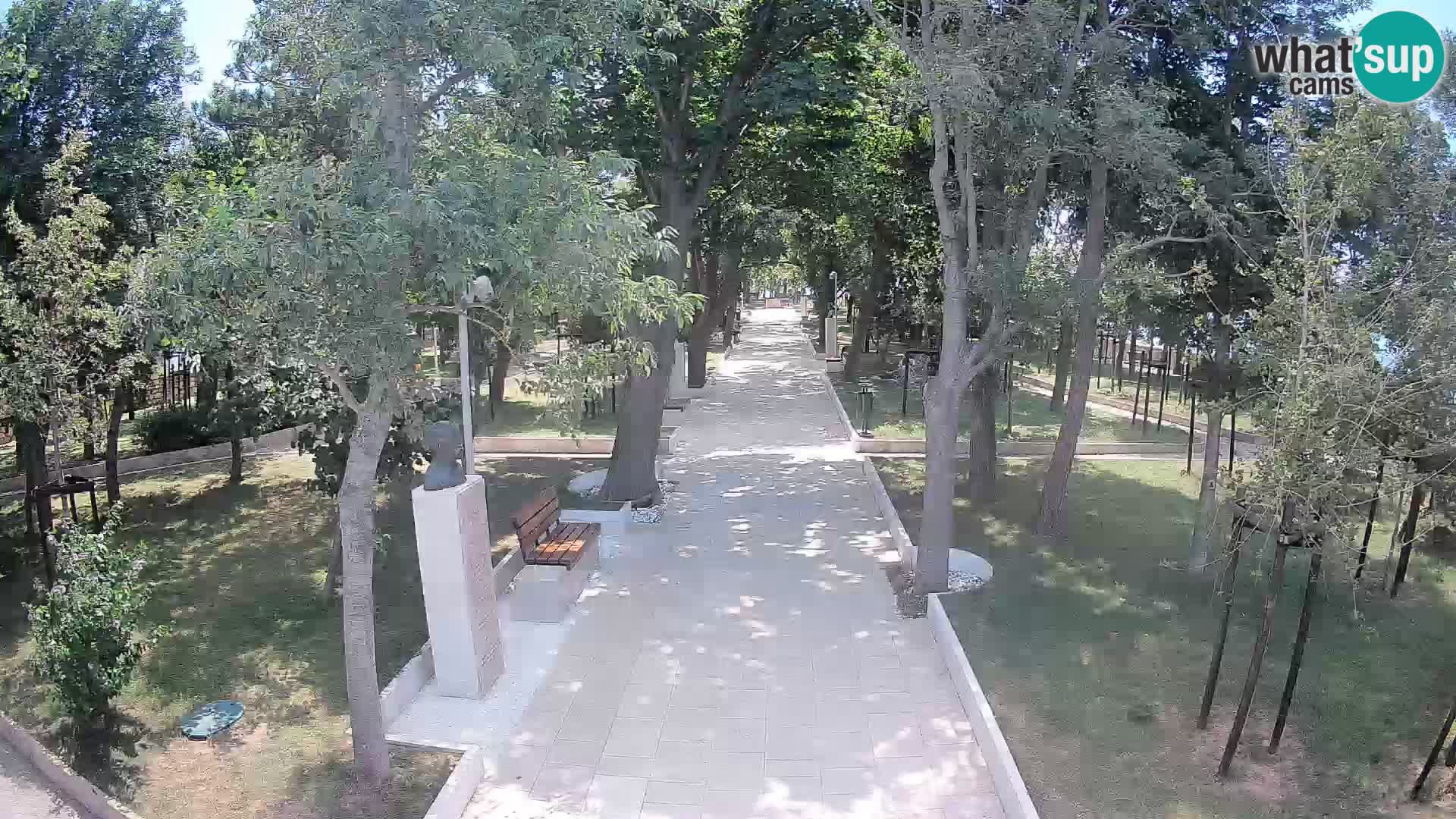 Writers’ Park Webcam Senj – Live by the Sea