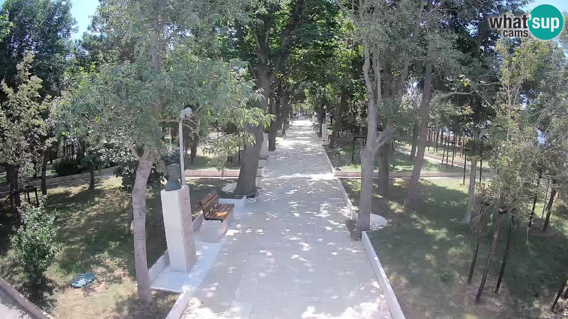 Writers’ Park Webcam Senj – Live by the Sea