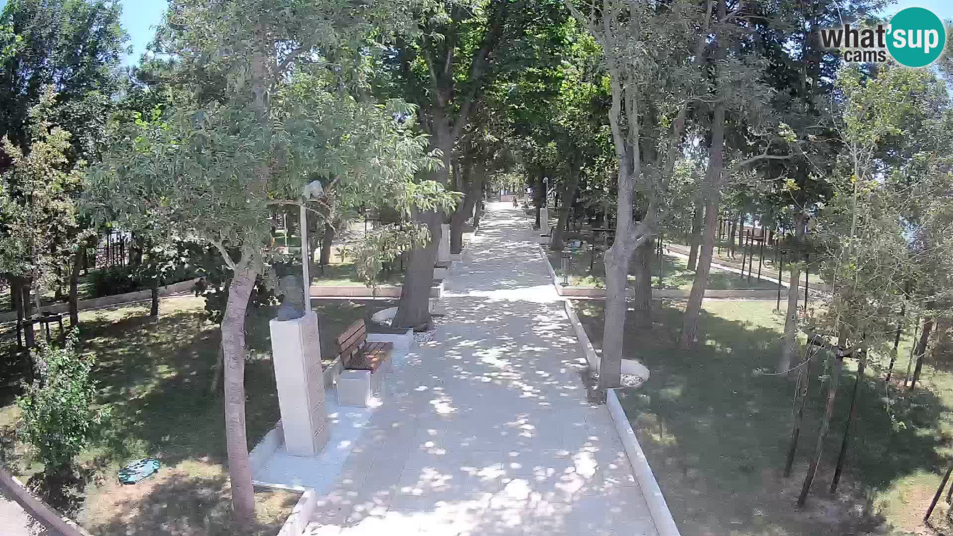 Writers’ Park Webcam Senj – Live by the Sea