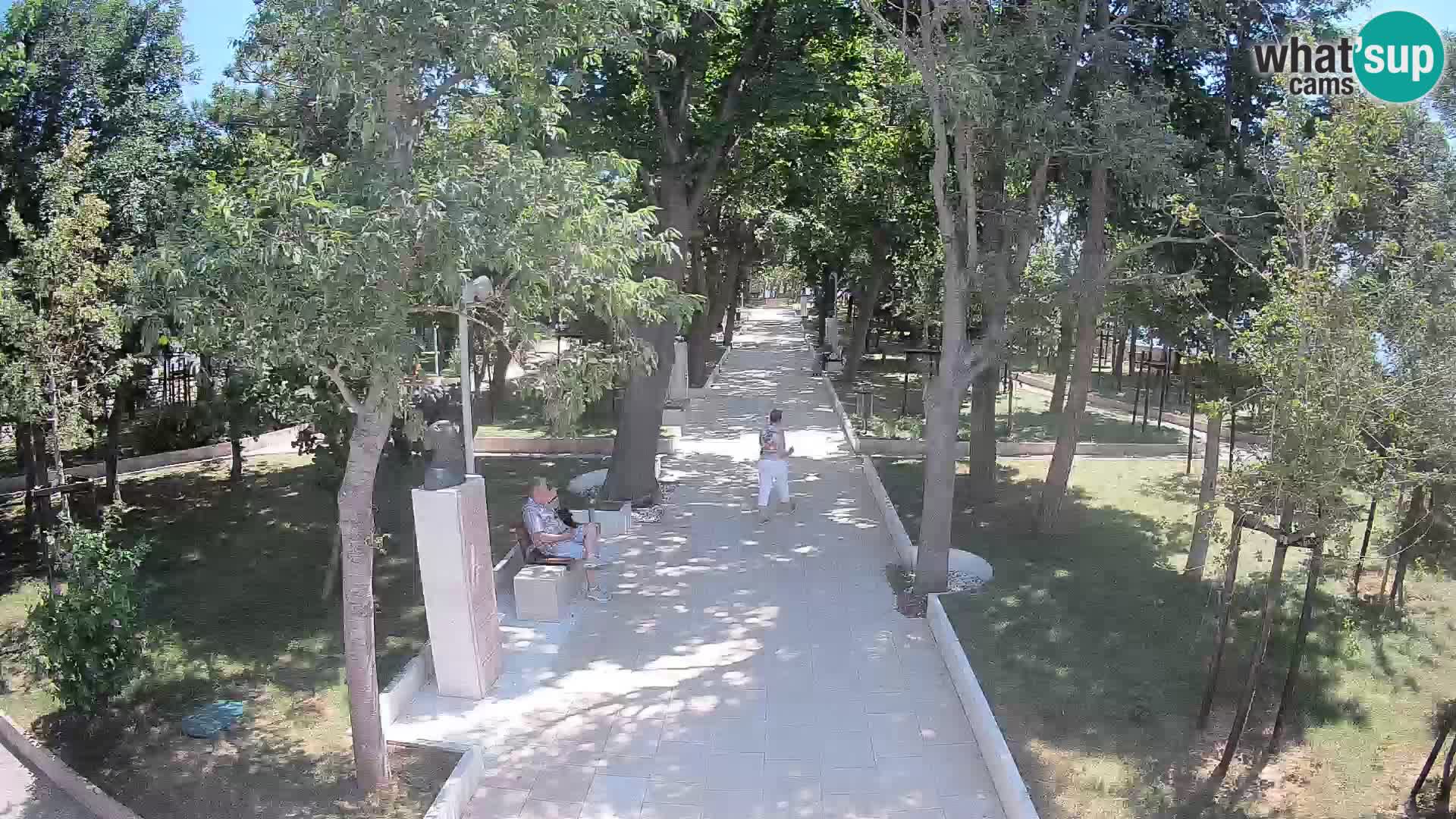 Writers’ Park Webcam Senj – Live by the Sea