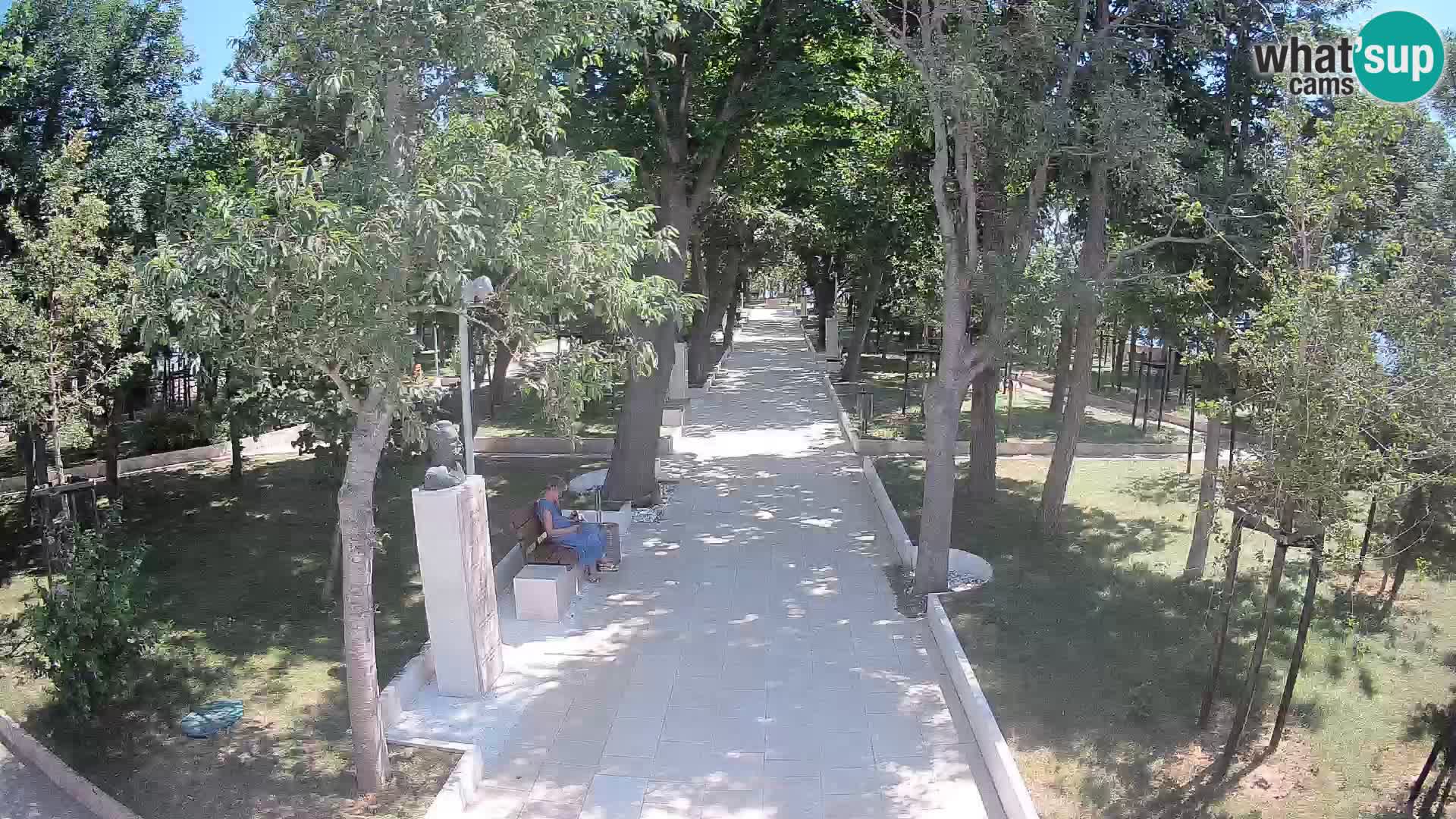 Writers’ Park Webcam Senj – Live by the Sea