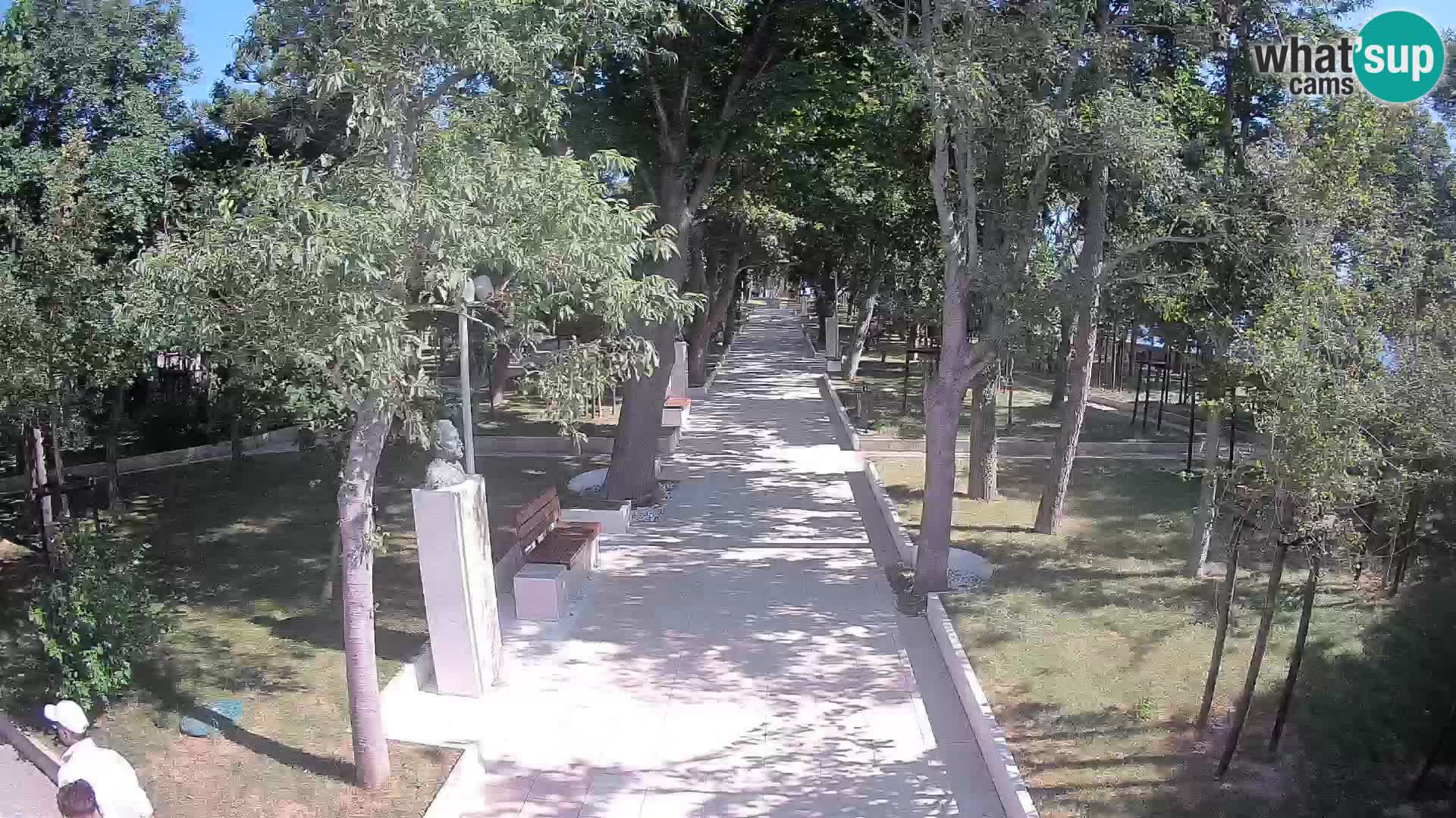 Writers’ Park Webcam Senj – Live by the Sea