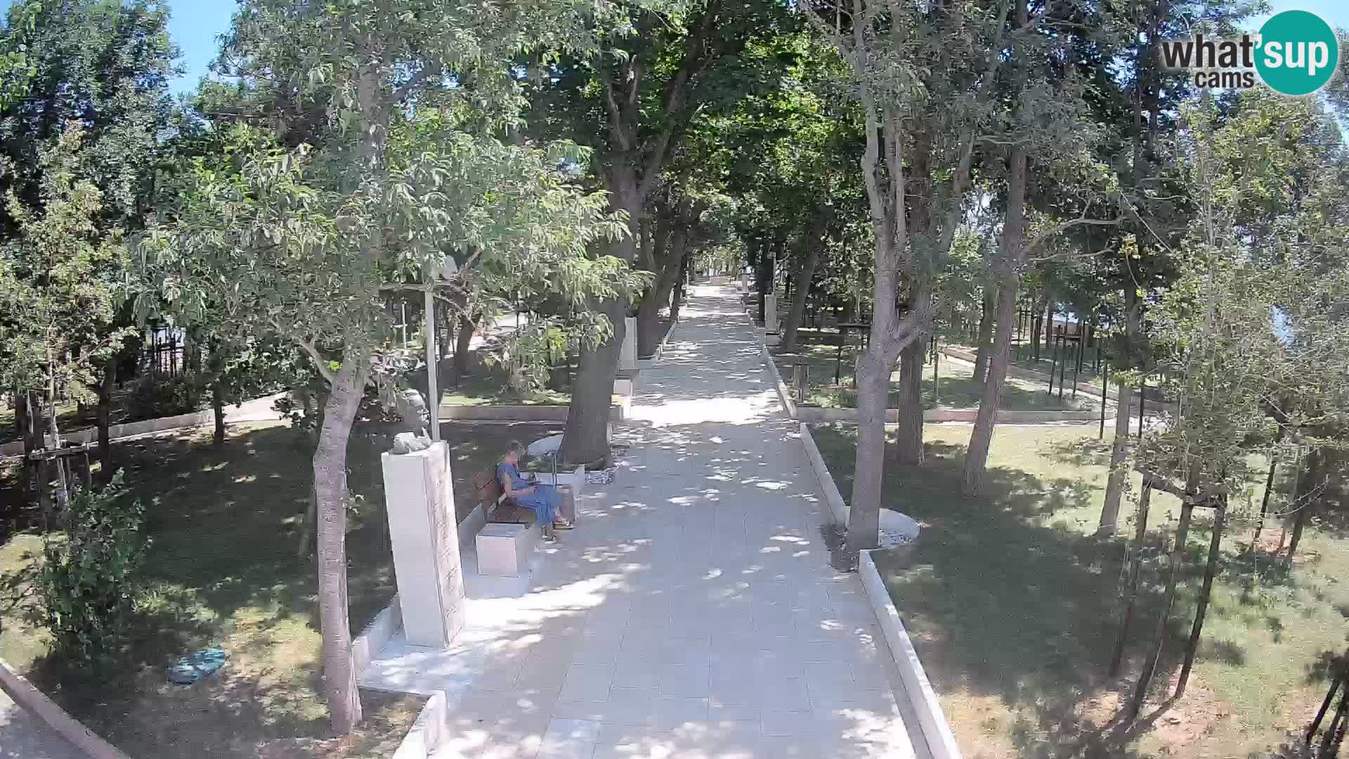 Webcam Schriftstellerpark Senj – Live am Meer
