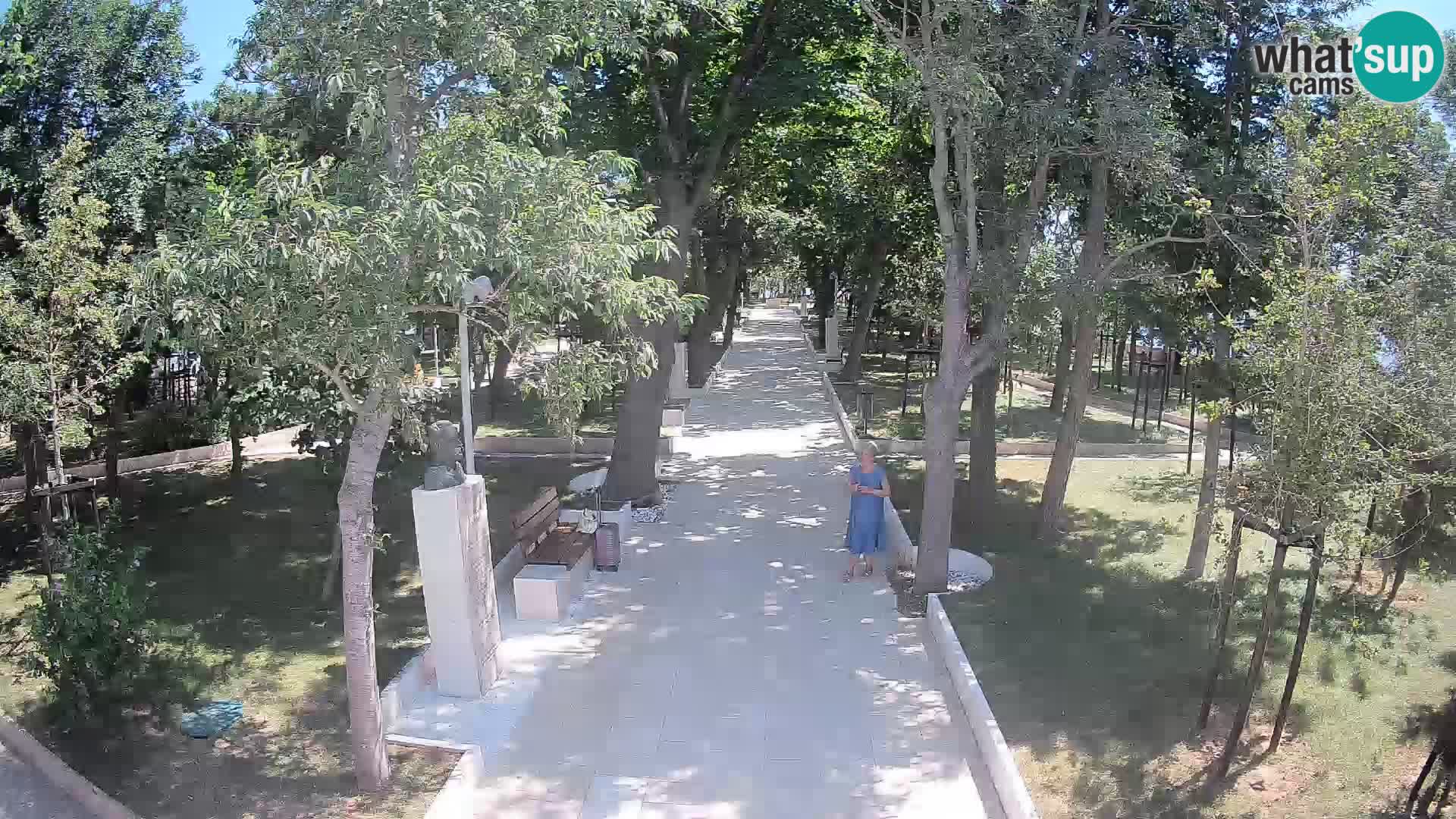 Writers’ Park Webcam Senj – Live by the Sea