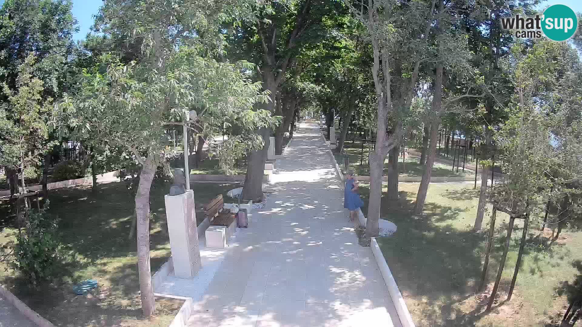 Writers’ Park Webcam Senj – Live by the Sea