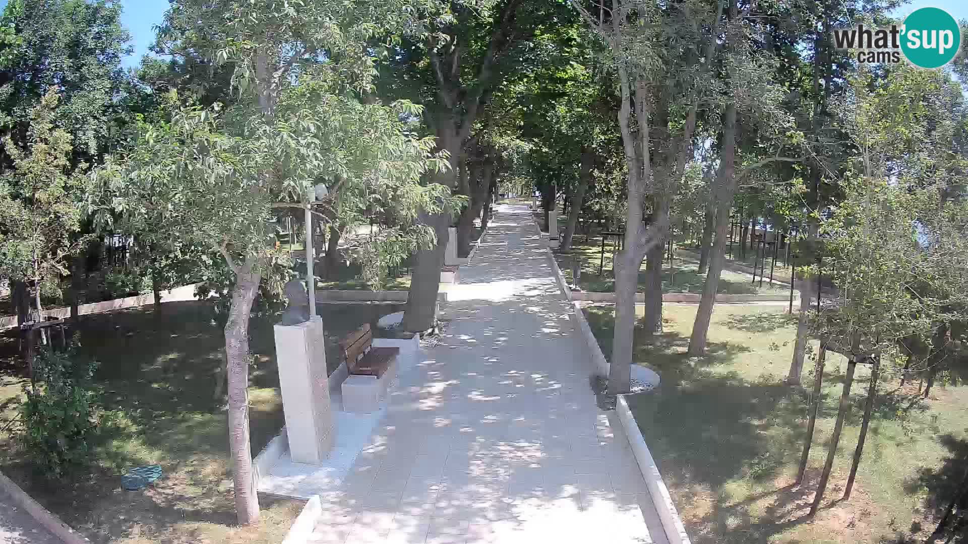 Writers’ Park Webcam Senj – Live by the Sea