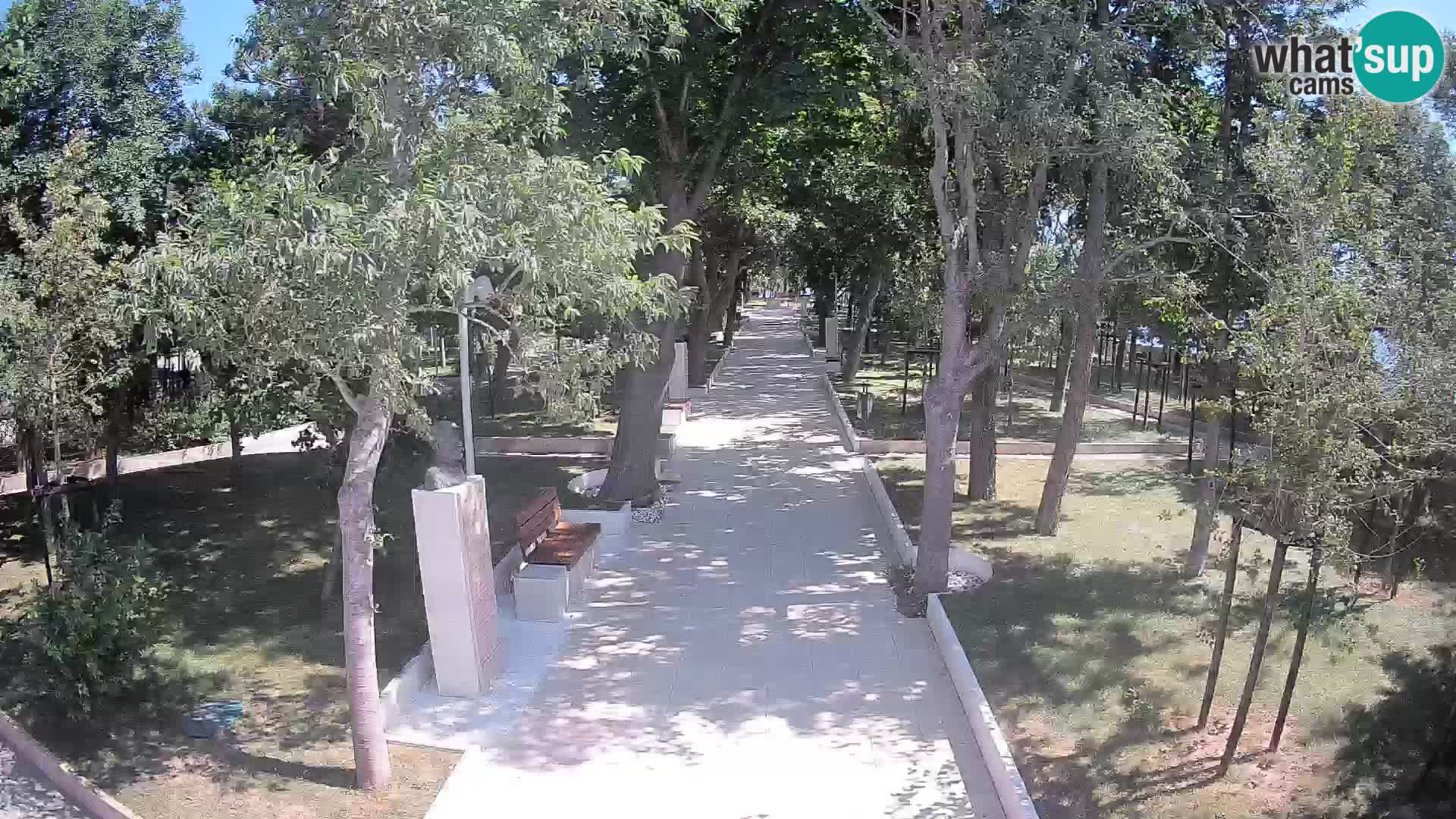 Writers’ Park Webcam Senj – Live by the Sea