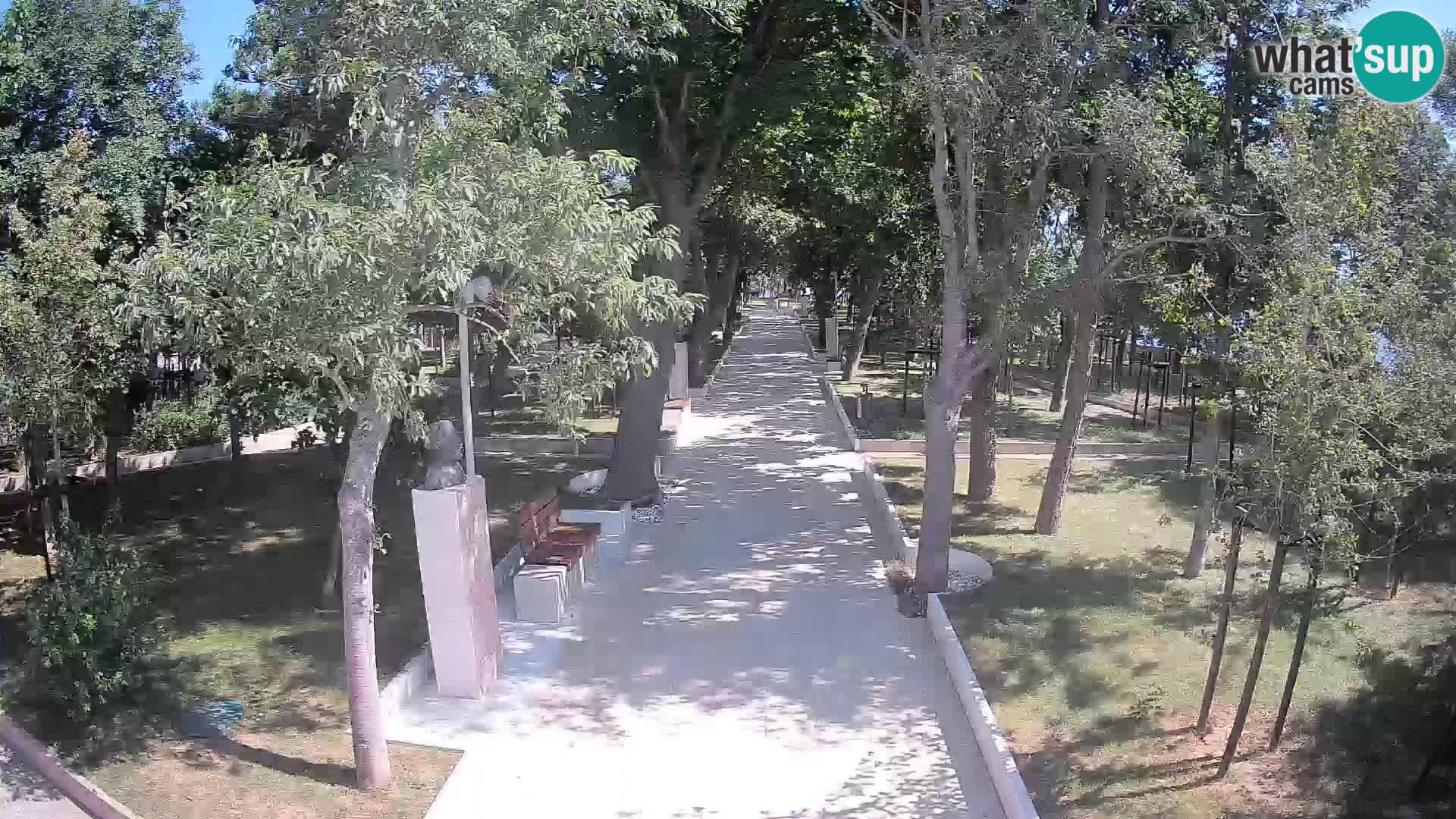 Webcam Schriftstellerpark Senj – Live am Meer