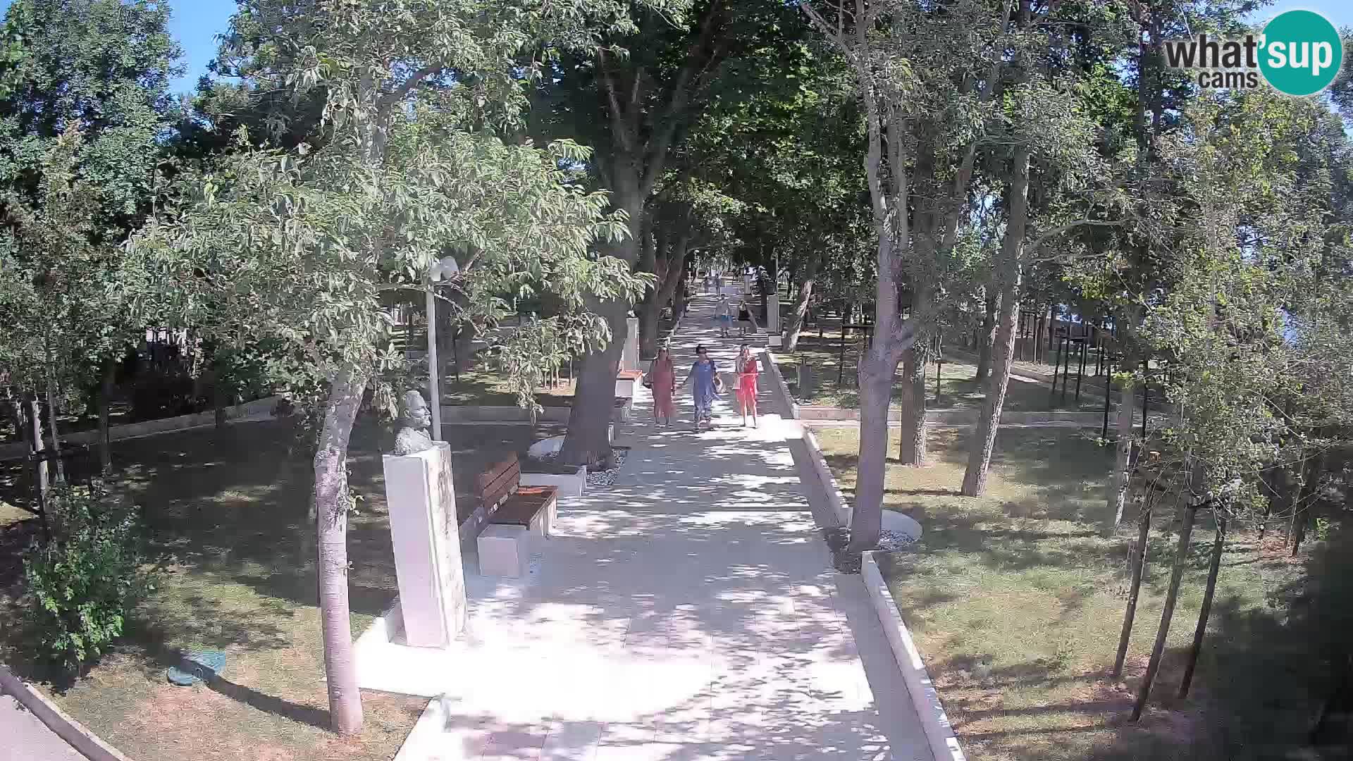 Writers’ Park Webcam Senj – Live by the Sea
