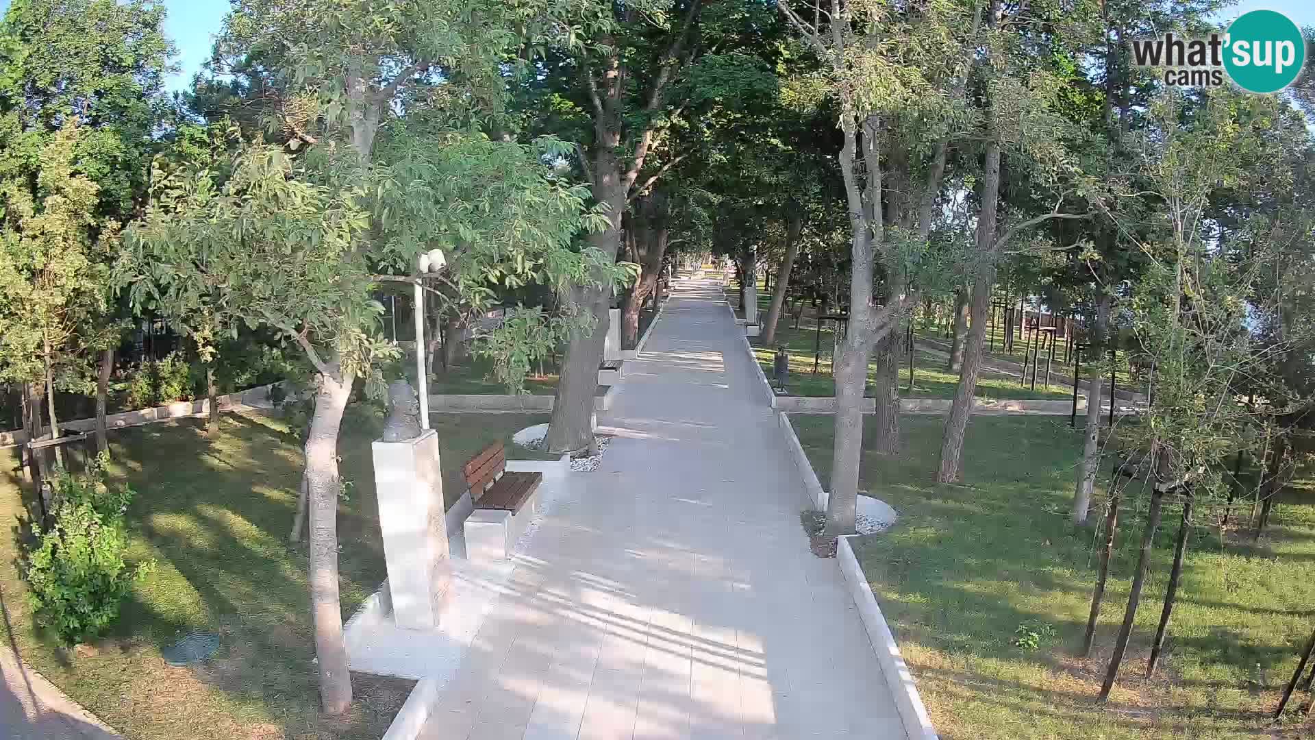 Writers’ Park Webcam Senj – Live by the Sea