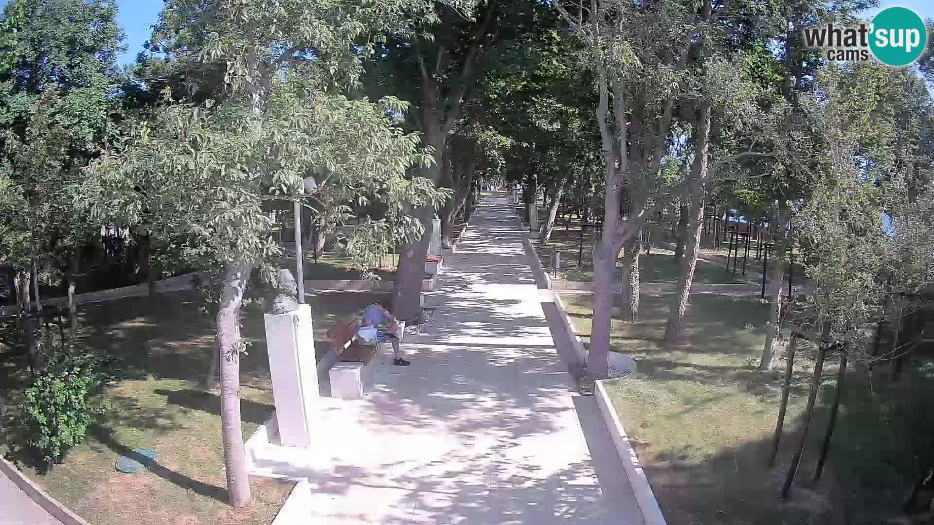 Writers’ Park Webcam Senj – Live by the Sea