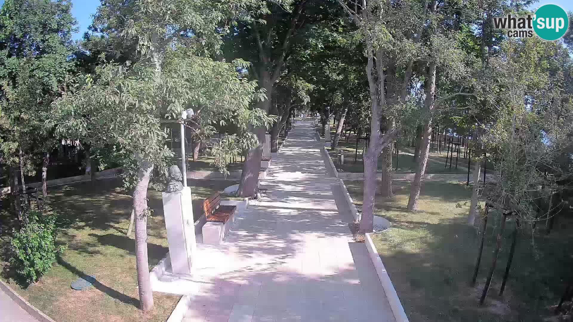 Writers’ Park Webcam Senj – Live by the Sea