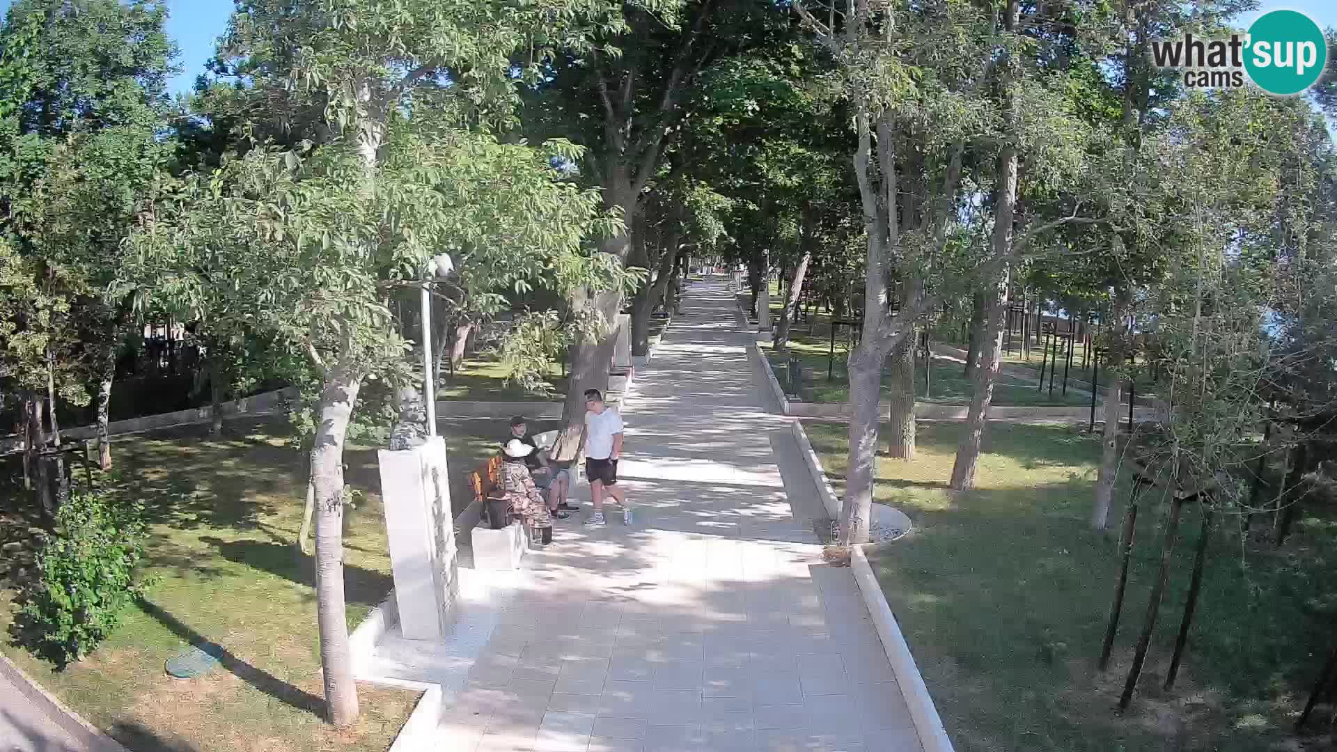 Webcam Schriftstellerpark Senj – Live am Meer