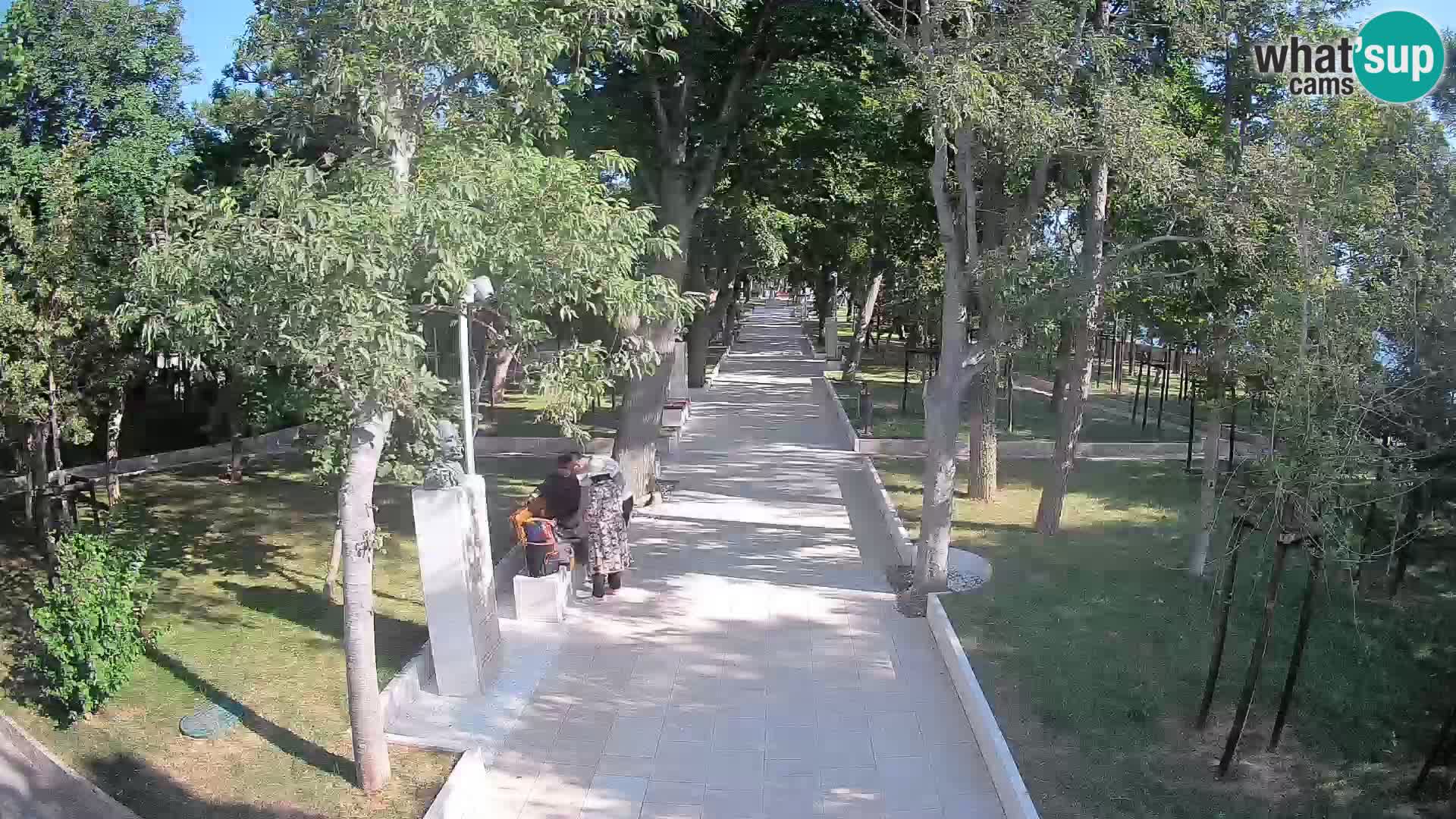 Writers’ Park Webcam Senj – Live by the Sea