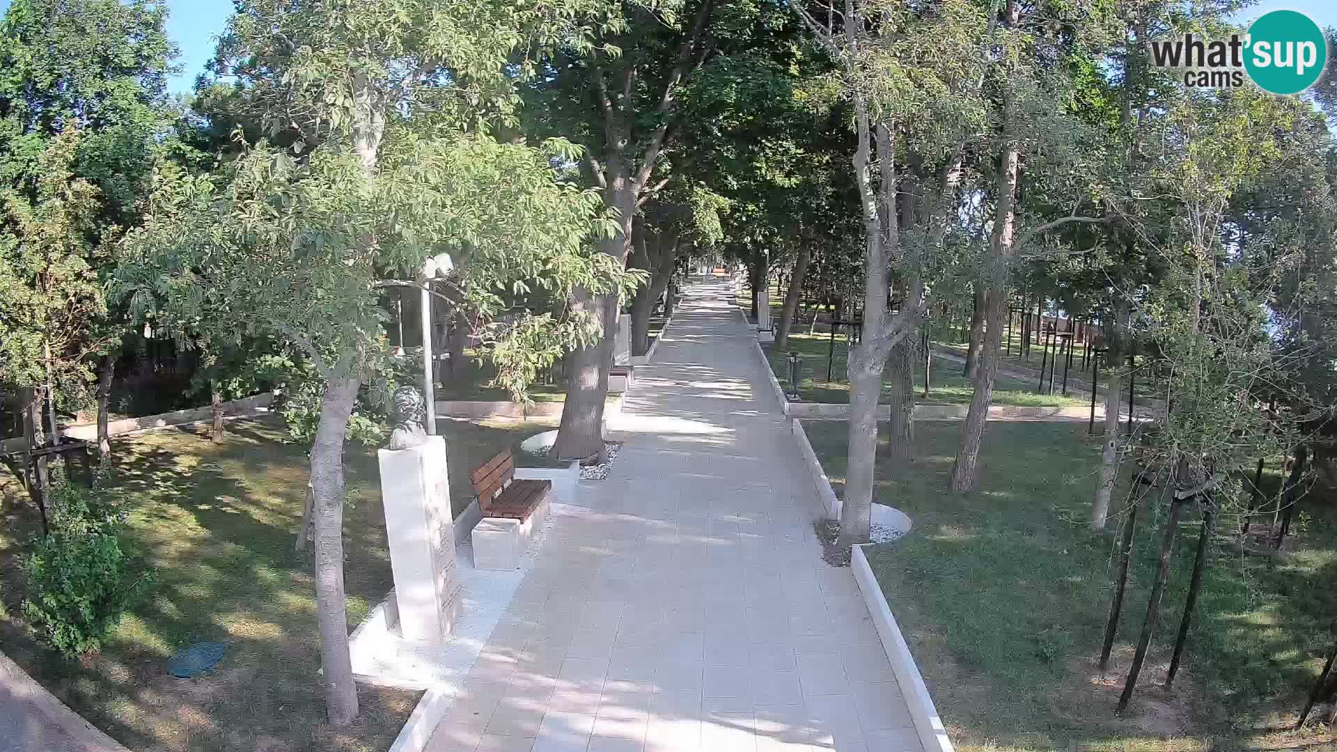 Writers’ Park Webcam Senj – Live by the Sea