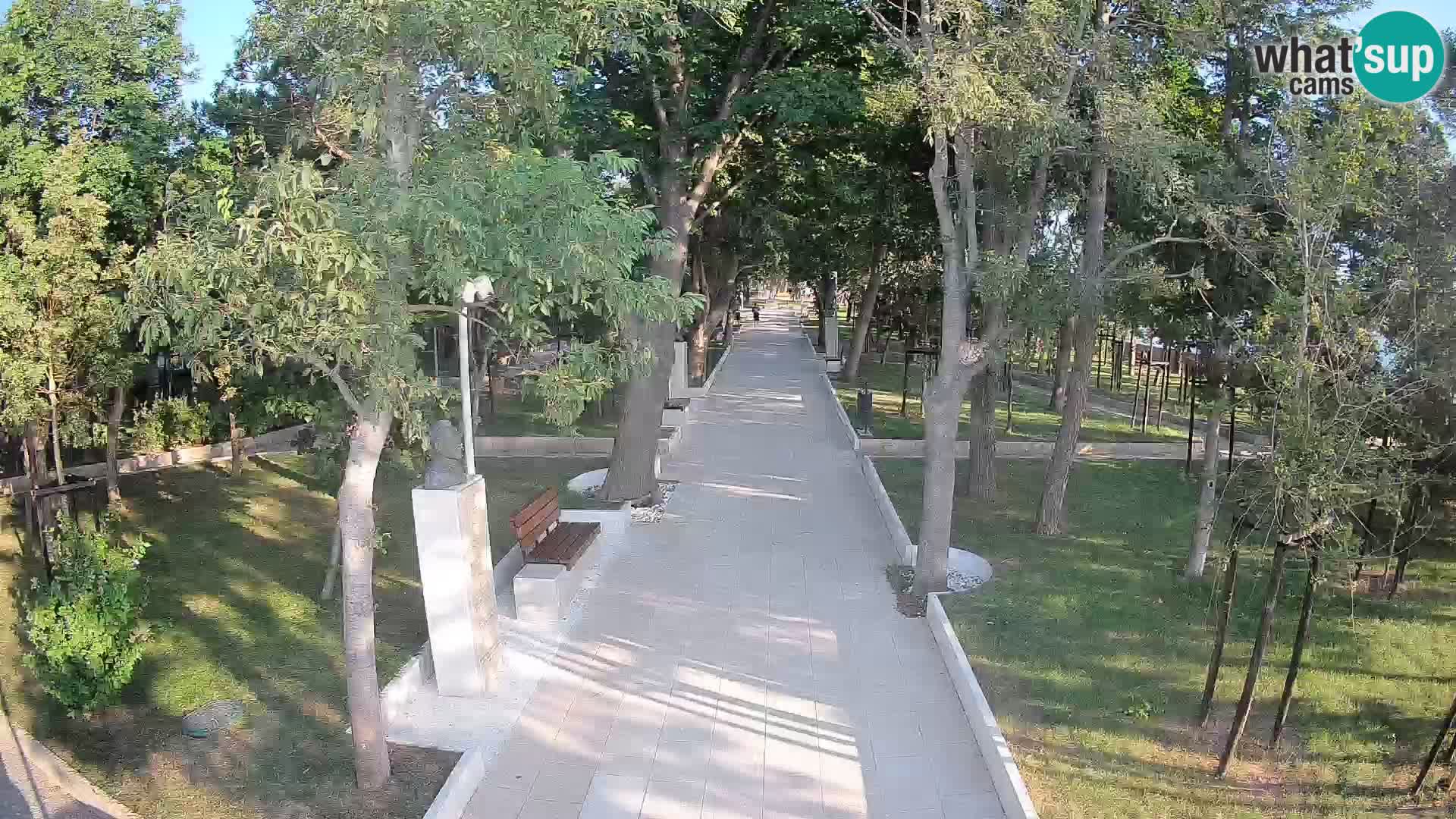 Writers’ Park Webcam Senj – Live by the Sea