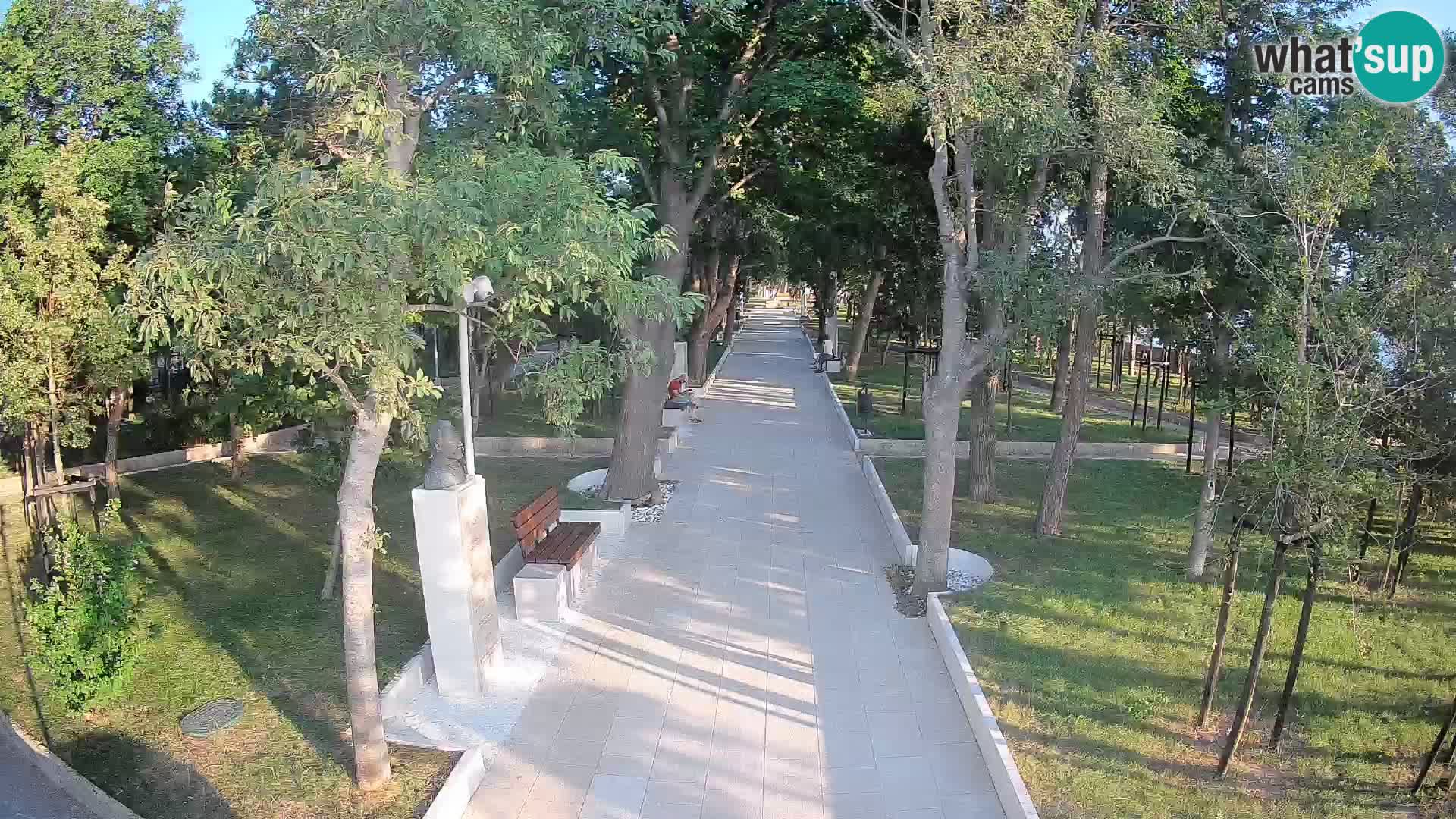 Writers’ Park Webcam Senj – Live by the Sea