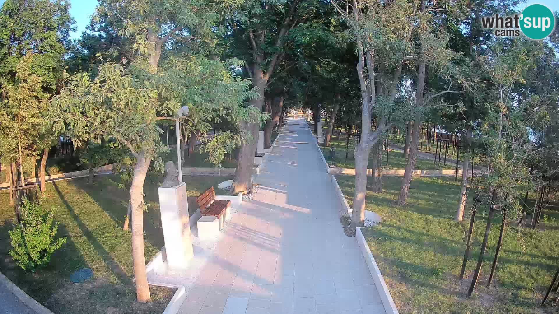 Writers’ Park Webcam Senj – Live by the Sea
