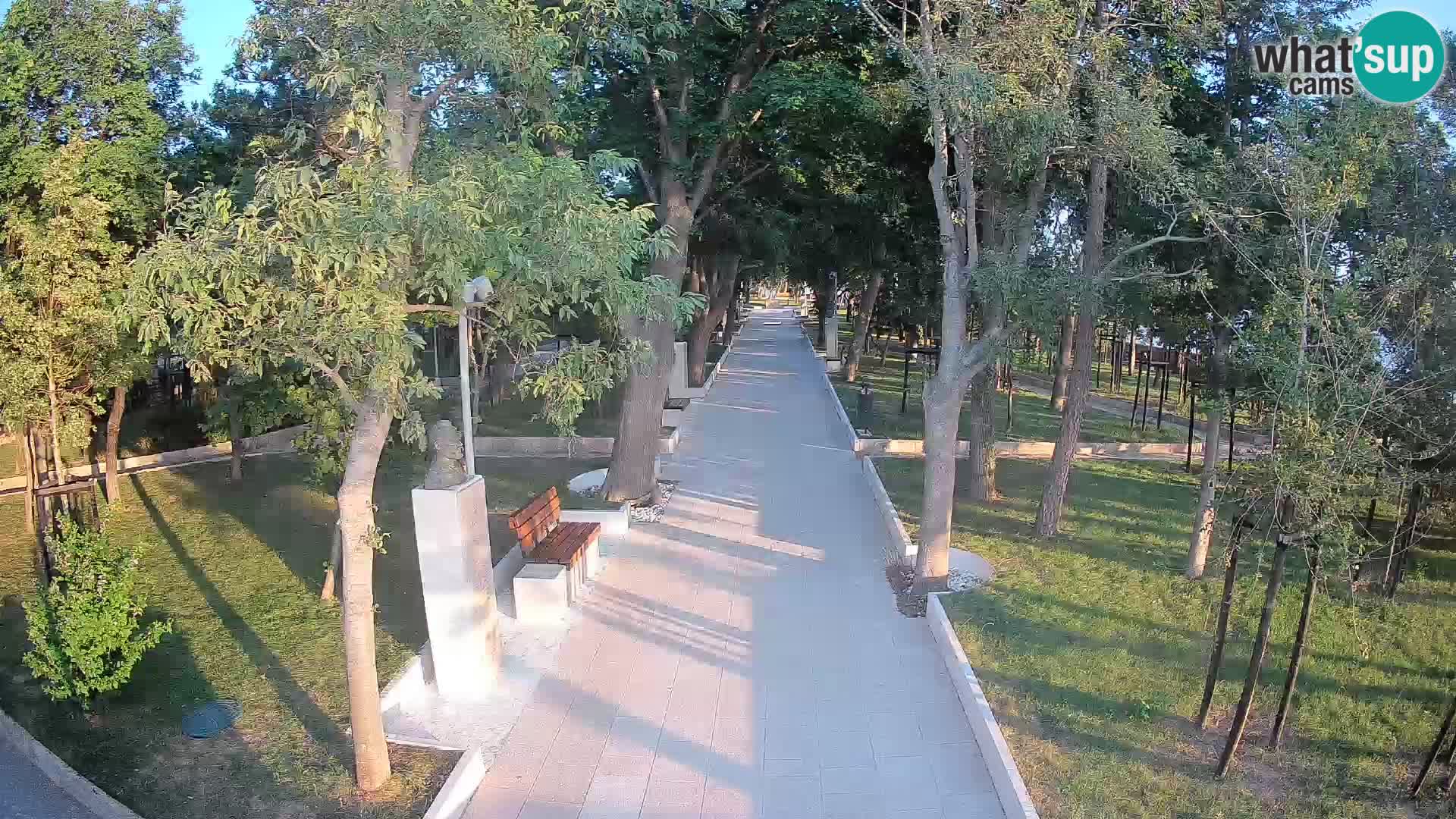 Writers’ Park Webcam Senj – Live by the Sea