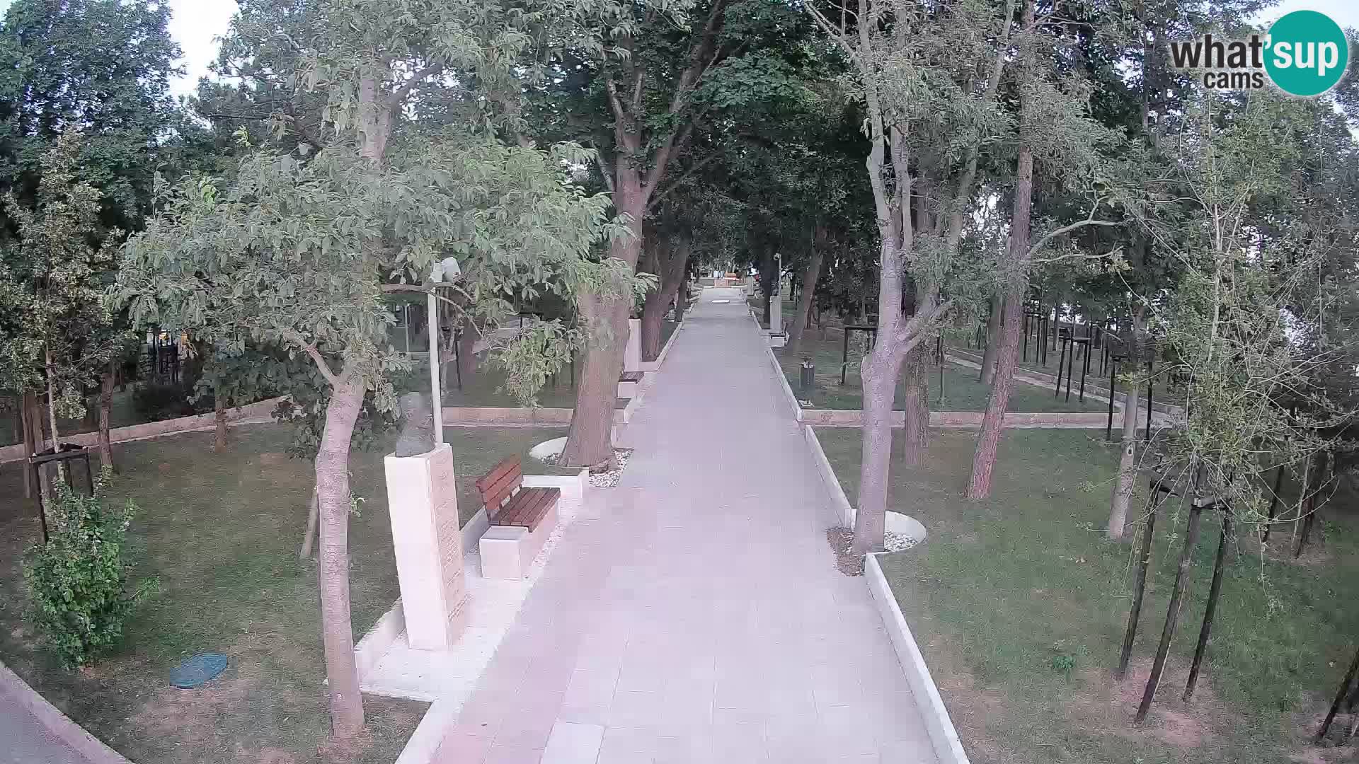 Writers’ Park Webcam Senj – Live by the Sea
