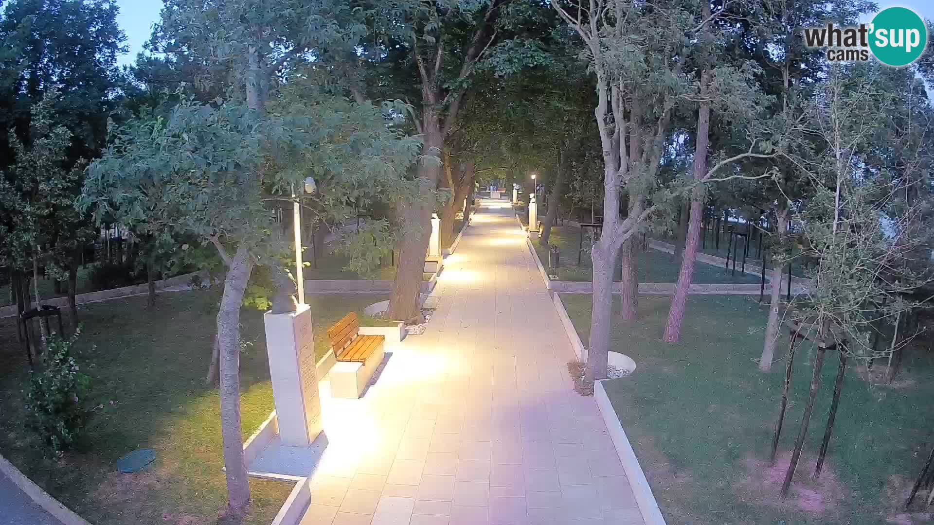 Writers’ Park Webcam Senj – Live by the Sea