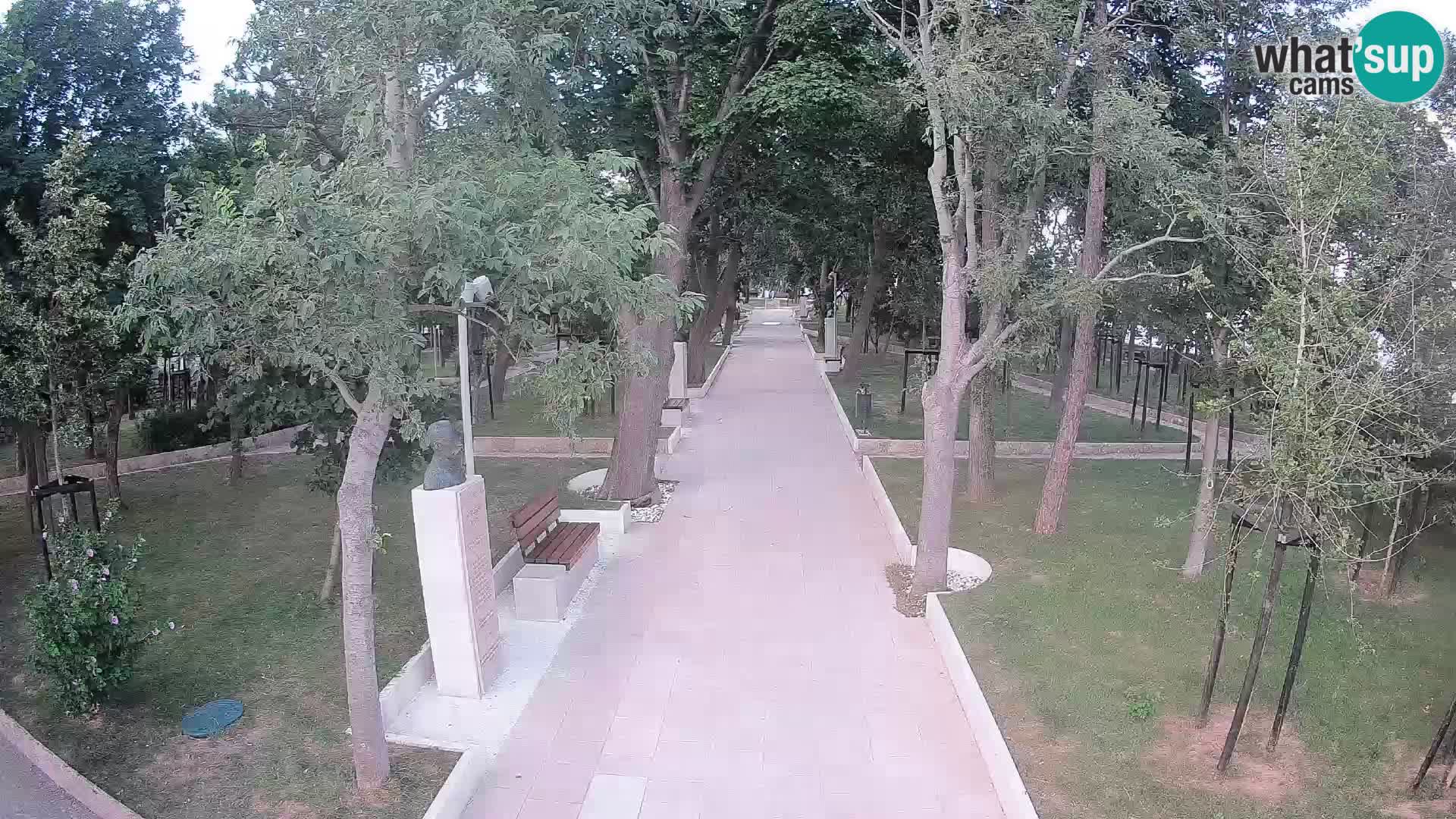 Writers’ Park Webcam Senj – Live by the Sea