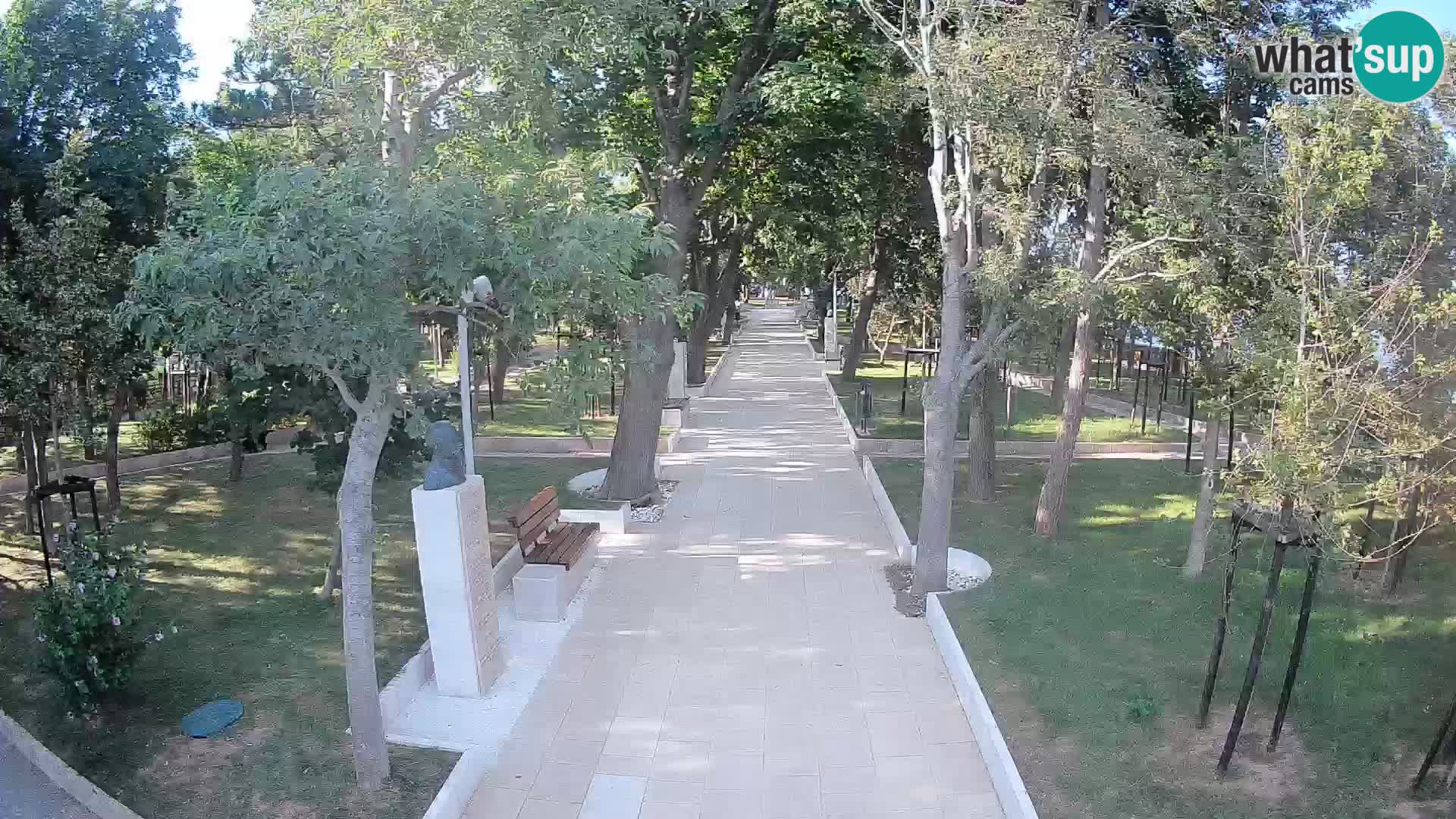 Writers’ Park Webcam Senj – Live by the Sea
