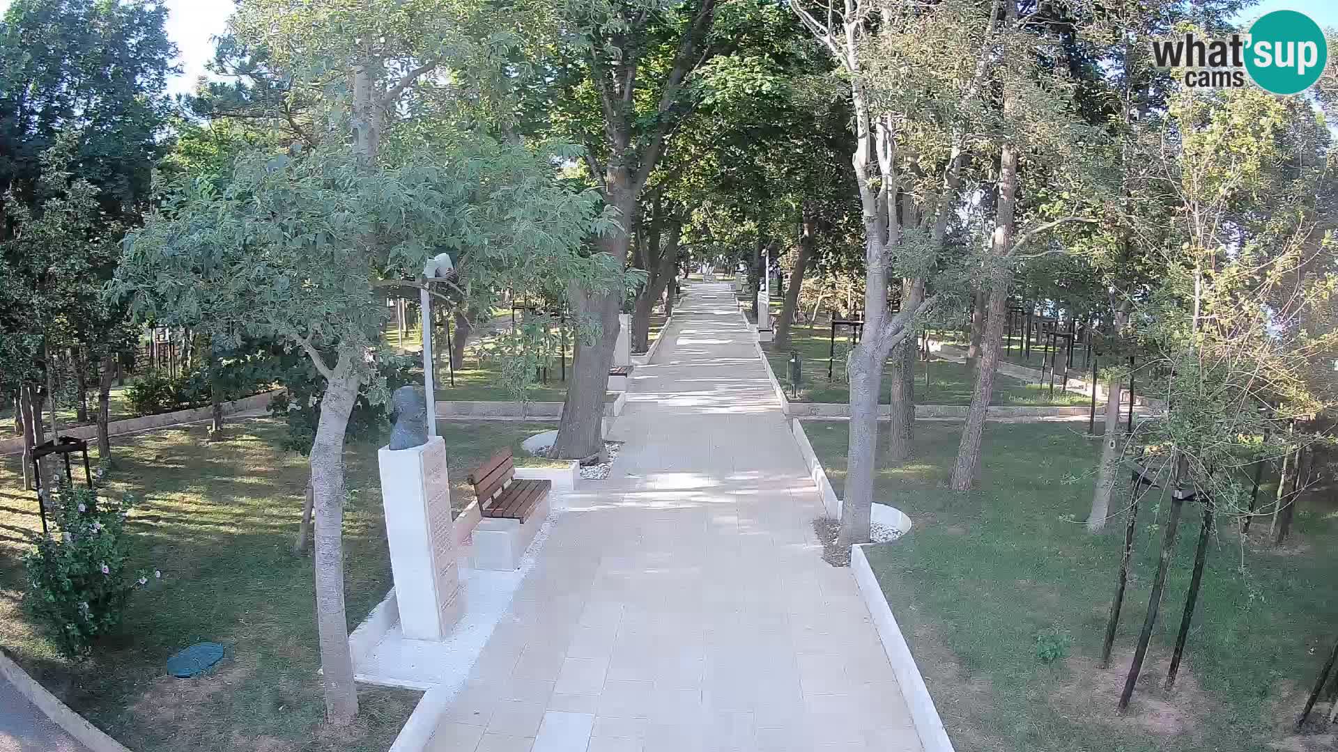 Webcam Schriftstellerpark Senj – Live am Meer