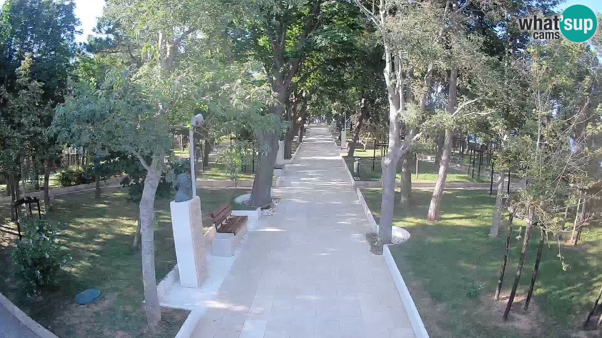Webcam Schriftstellerpark Senj – Live am Meer
