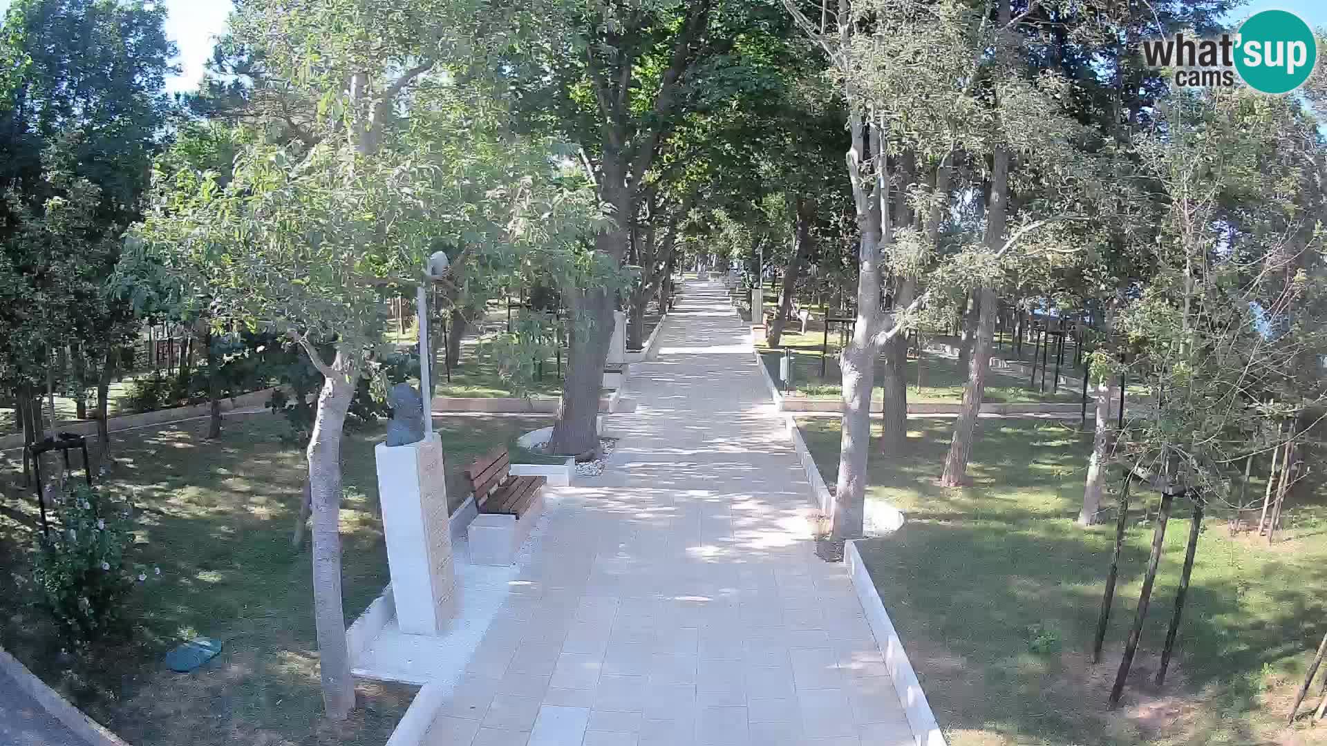 Writers’ Park Webcam Senj – Live by the Sea