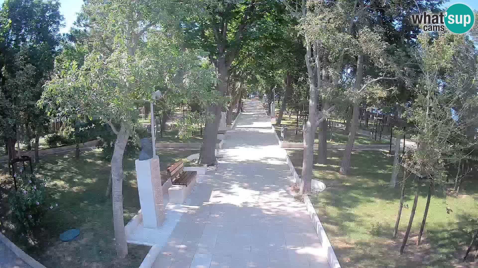 Writers’ Park Webcam Senj – Live by the Sea