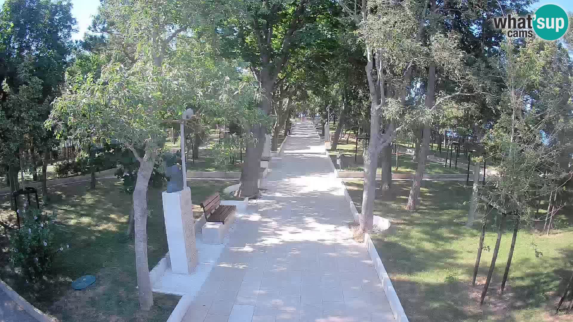 Webcam Schriftstellerpark Senj – Live am Meer