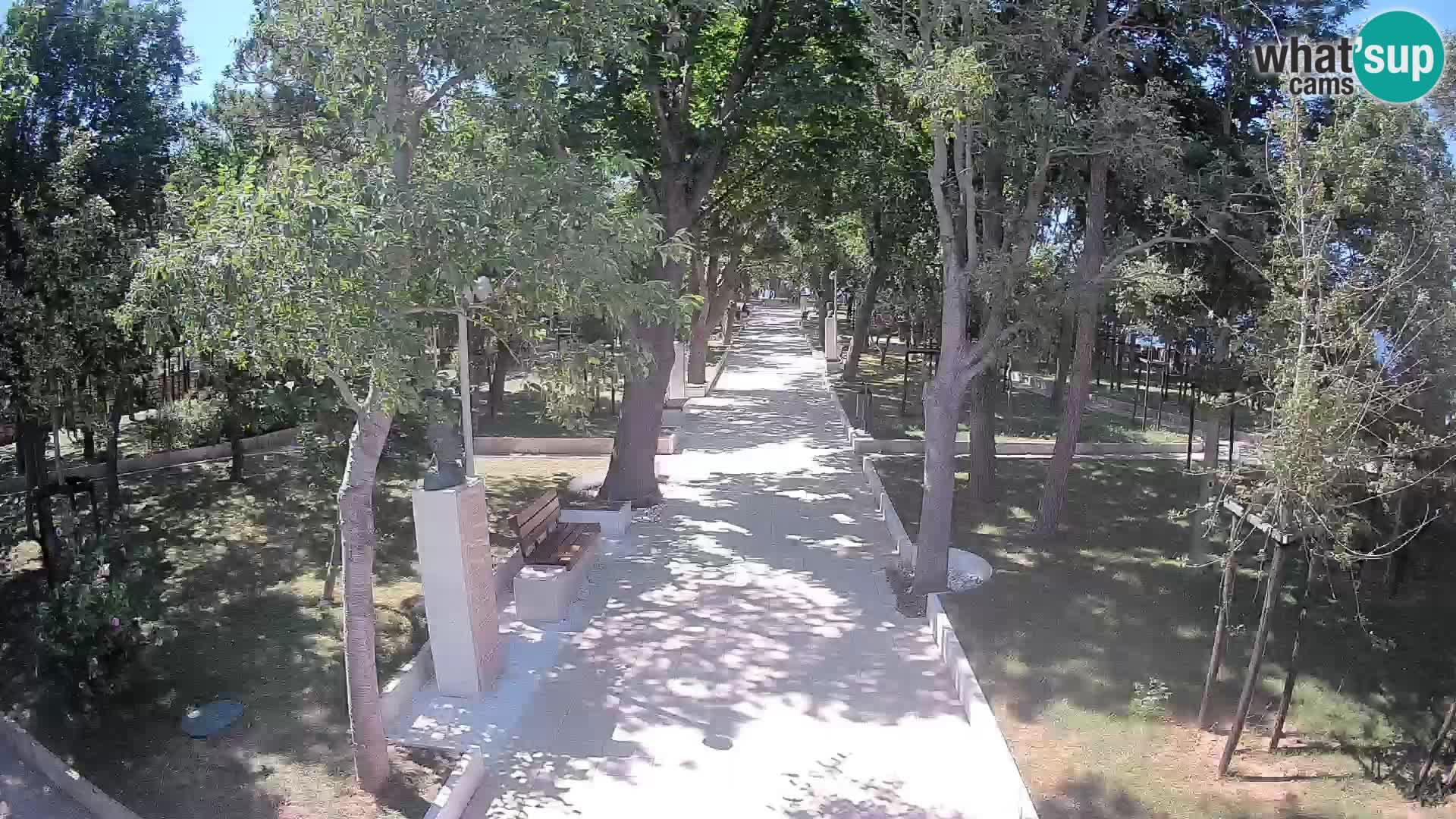 Webcam Schriftstellerpark Senj – Live am Meer