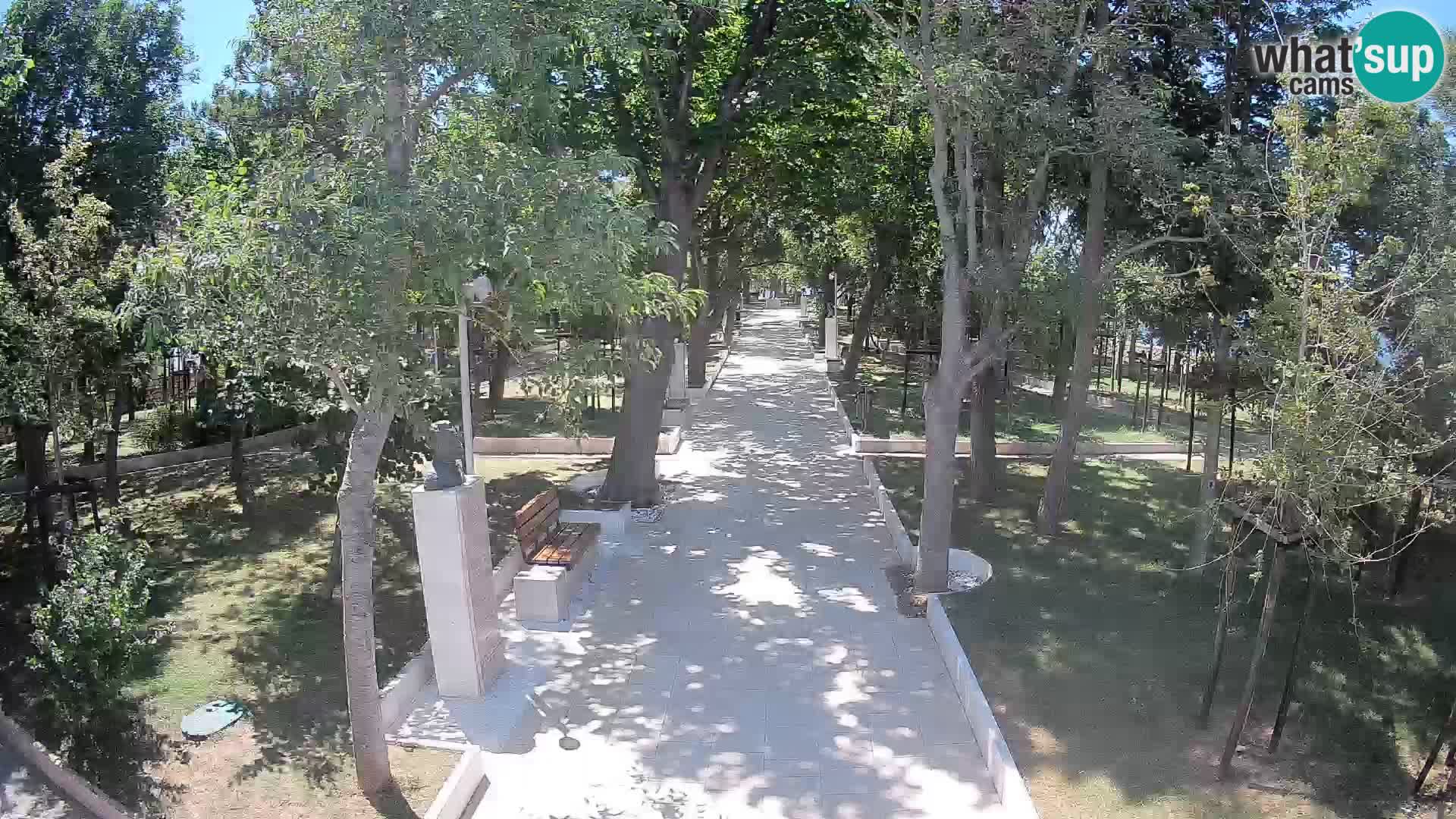 Webcam Schriftstellerpark Senj – Live am Meer