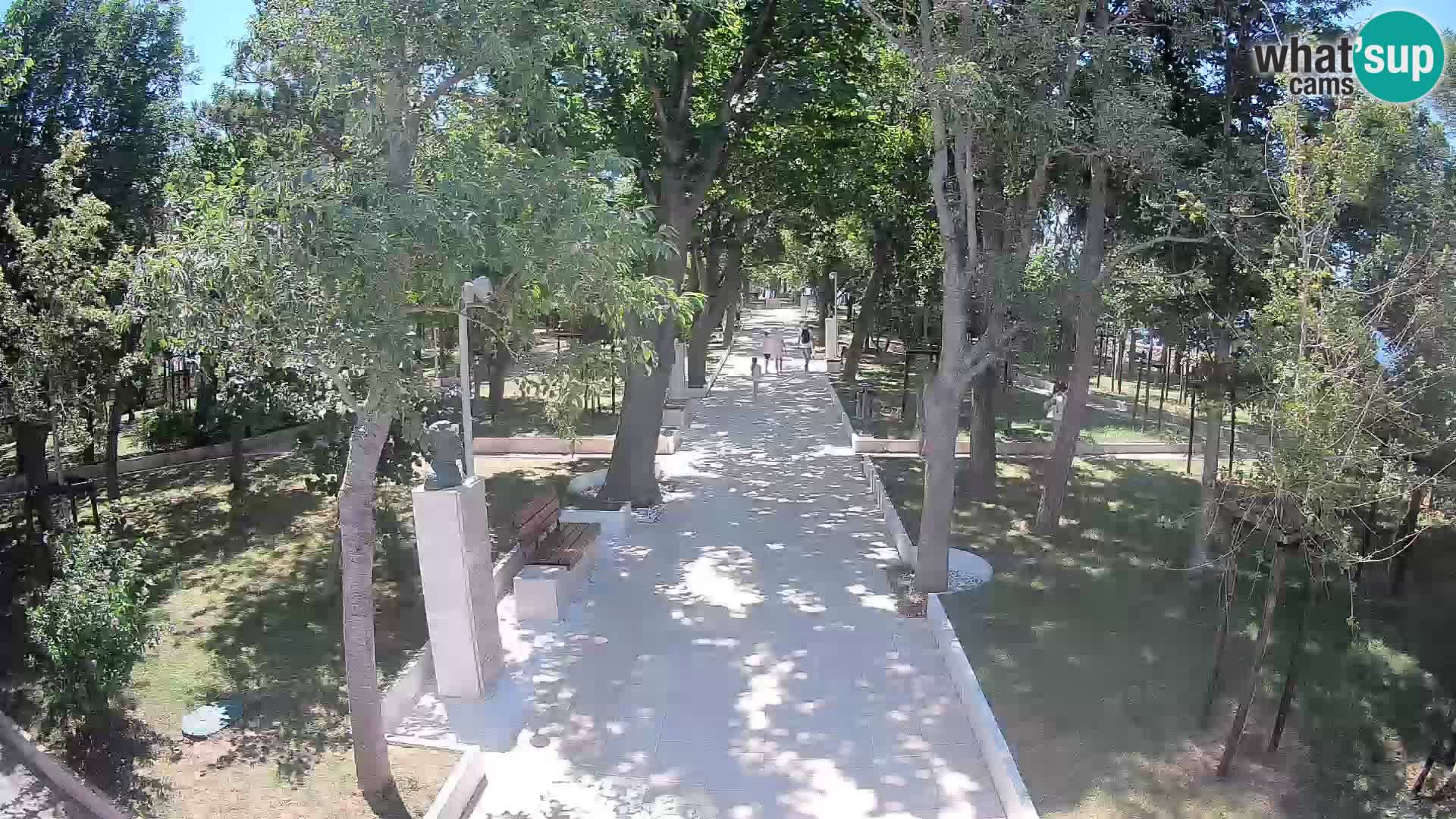 Writers’ Park Webcam Senj – Live by the Sea