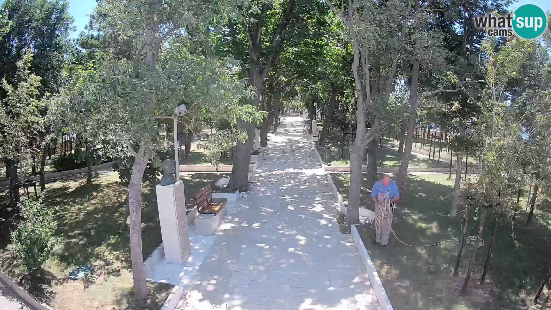Writers’ Park Webcam Senj – Live by the Sea