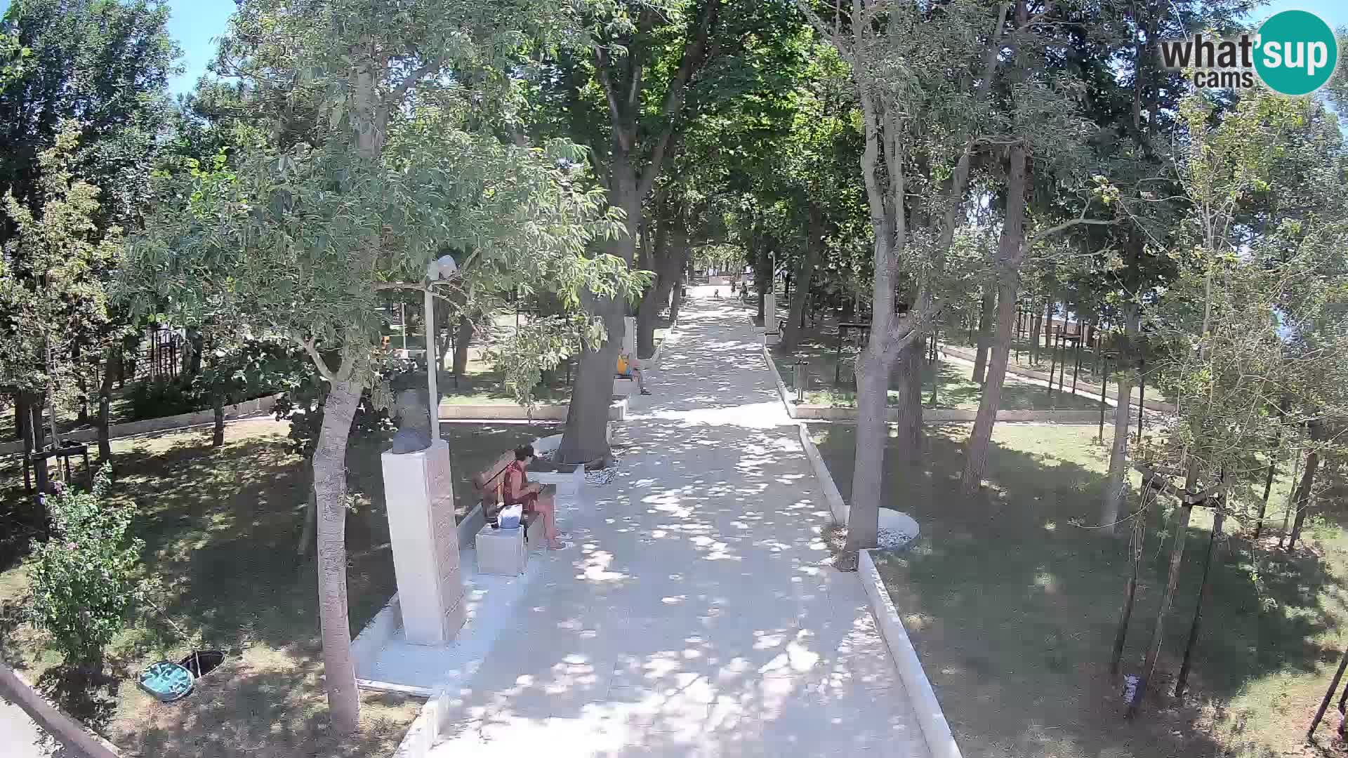 Writers’ Park Webcam Senj – Live by the Sea