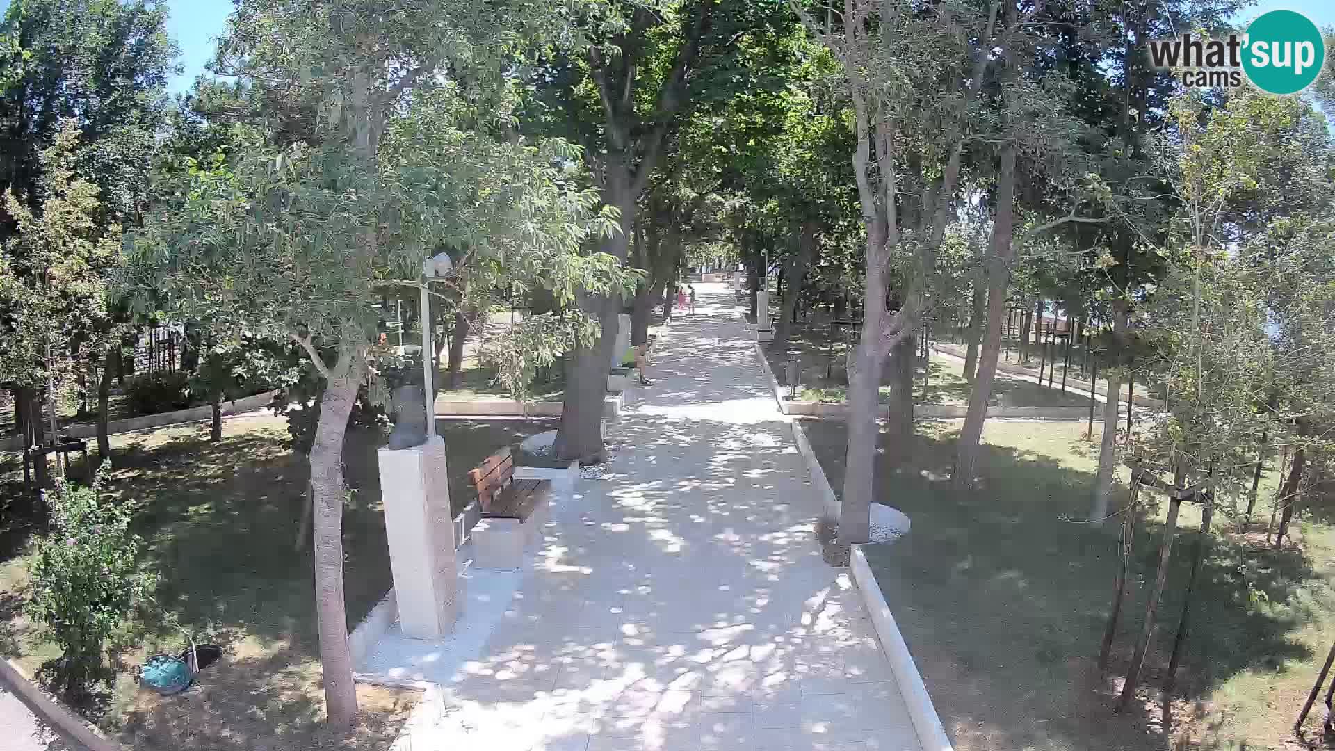 Webcam Schriftstellerpark Senj – Live am Meer