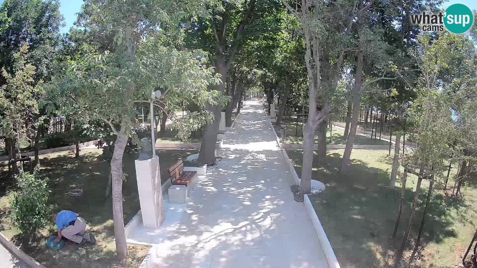 Webcam Schriftstellerpark Senj – Live am Meer