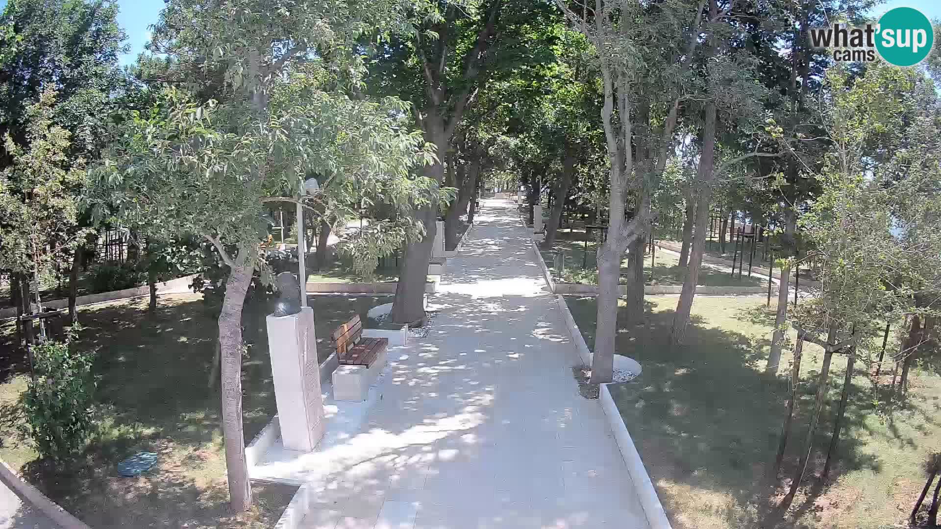 Writers’ Park Webcam Senj – Live by the Sea
