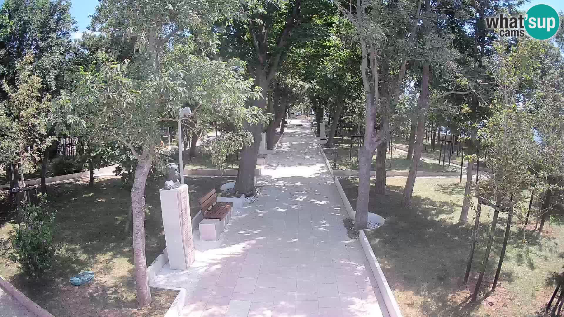 Webcam Schriftstellerpark Senj – Live am Meer