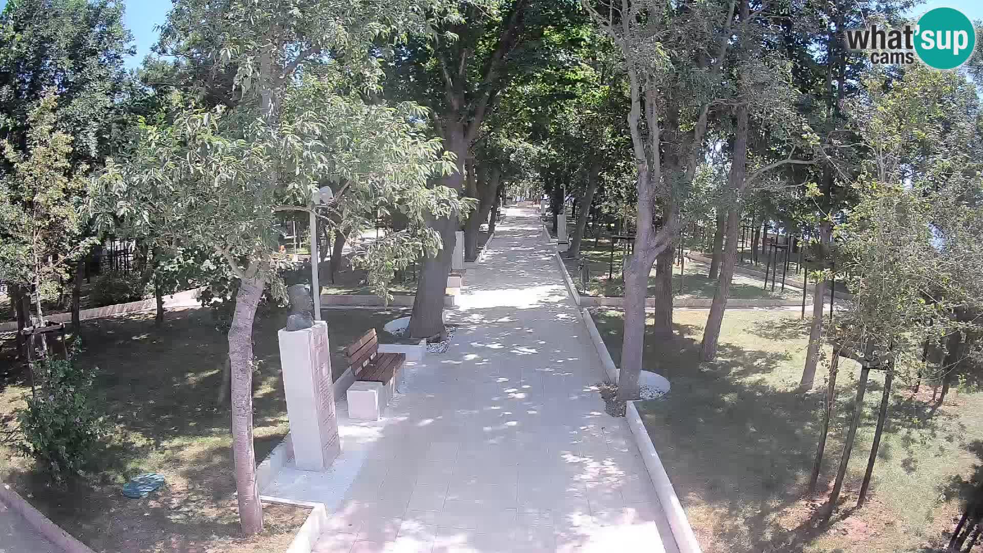 Writers’ Park Webcam Senj – Live by the Sea