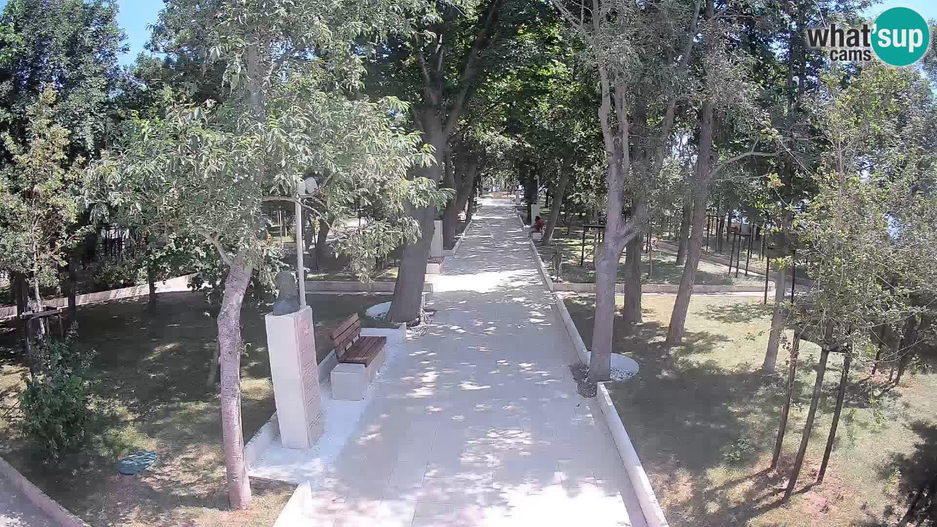 Writers’ Park Webcam Senj – Live by the Sea