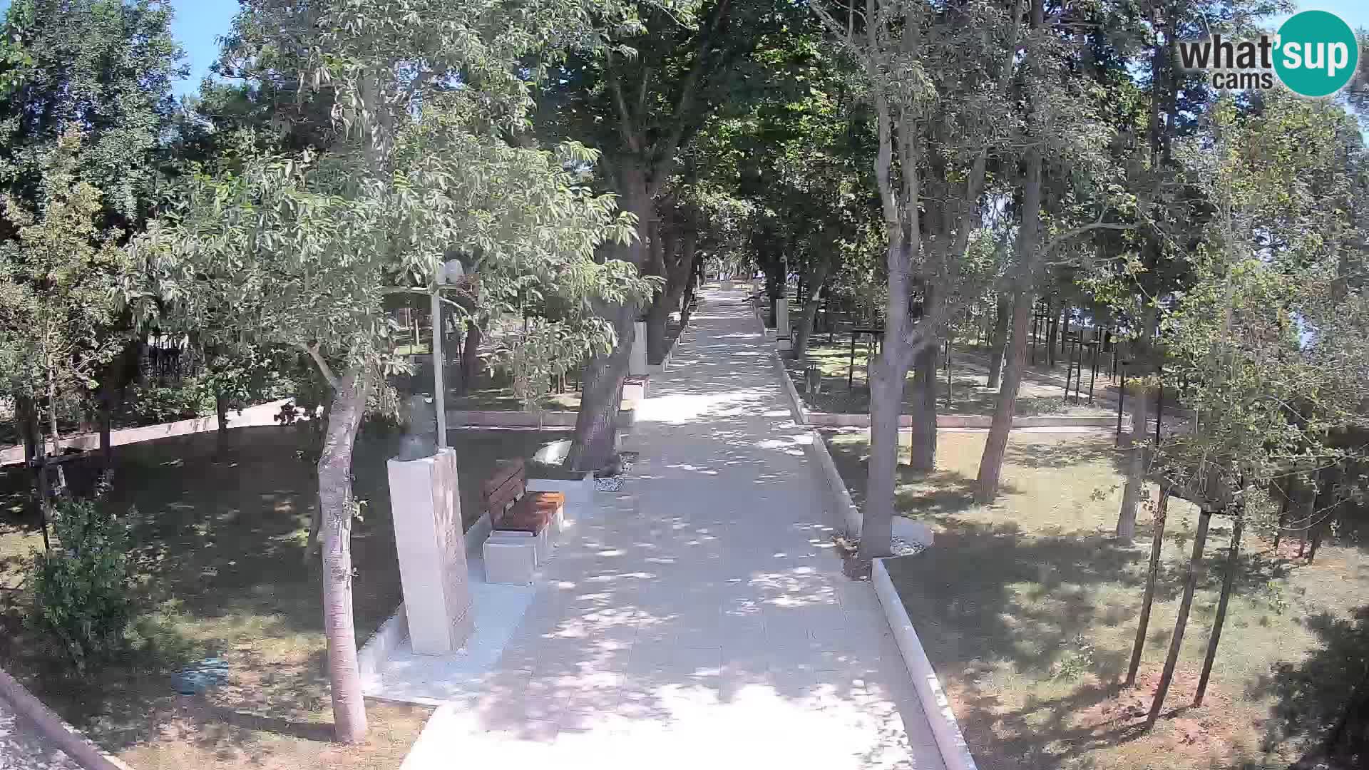 Writers’ Park Webcam Senj – Live by the Sea