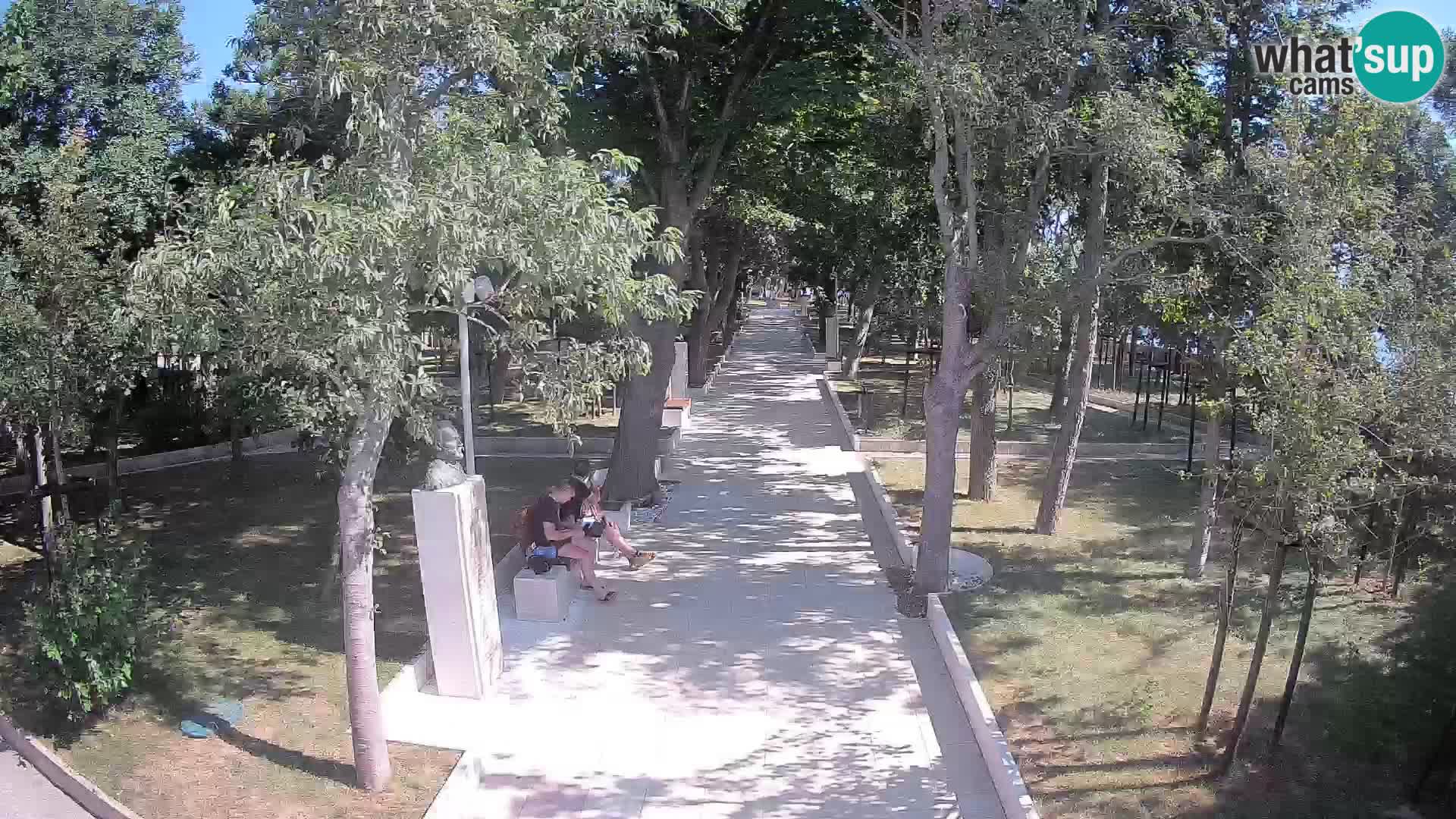Writers’ Park Webcam Senj – Live by the Sea