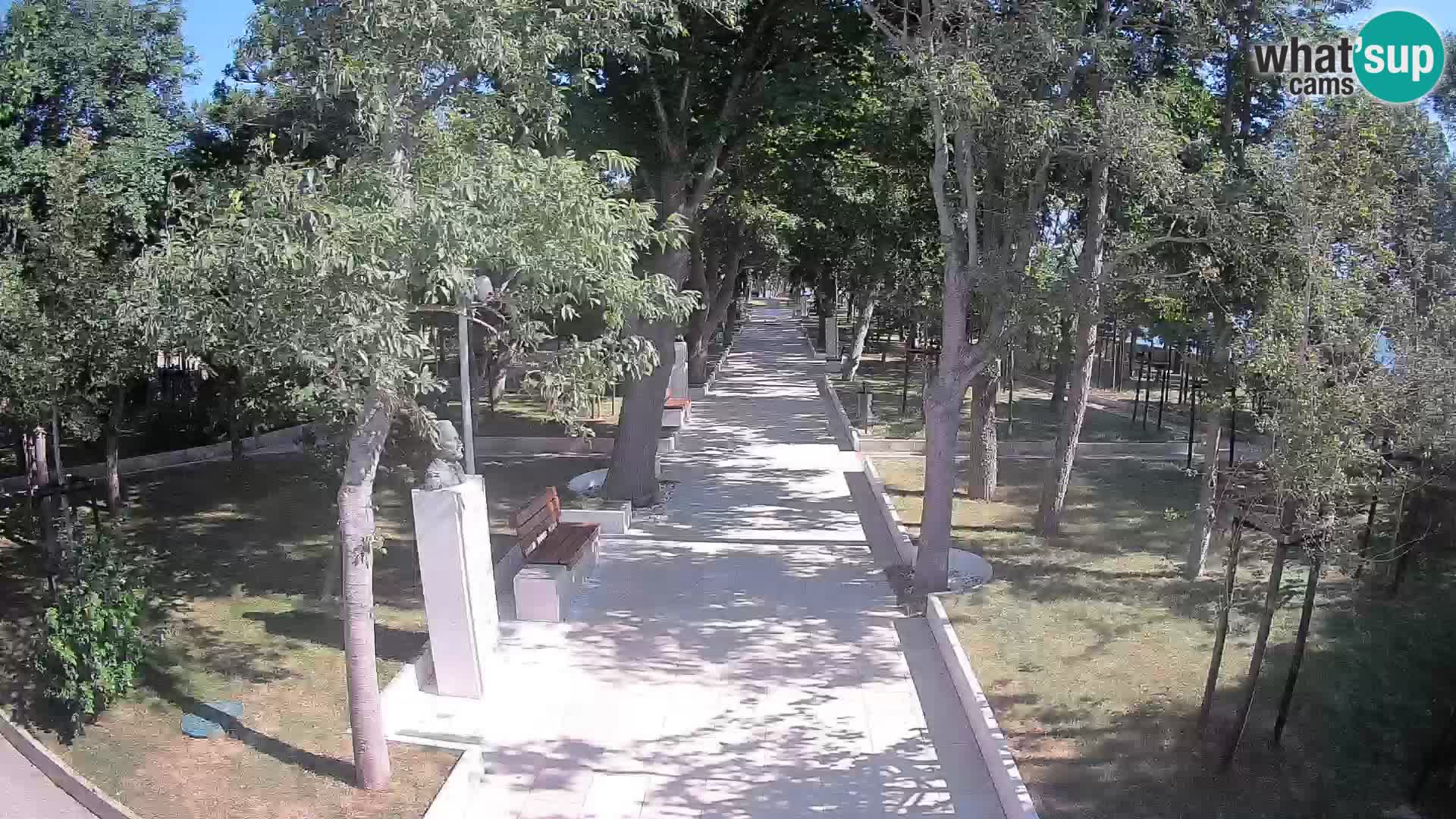 Writers’ Park Webcam Senj – Live by the Sea